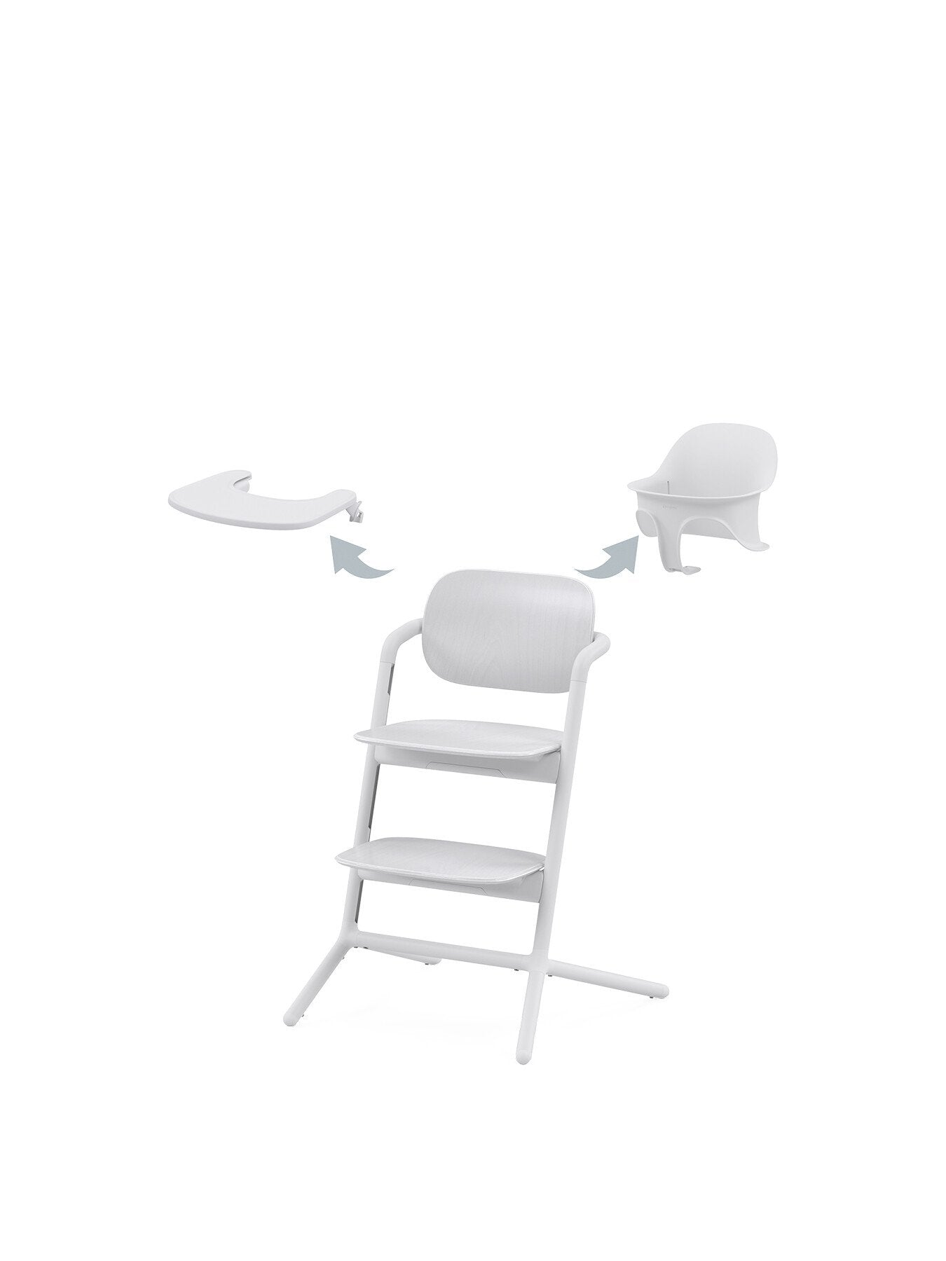 Cybex LEMO Highchair 3in1 Set - All White