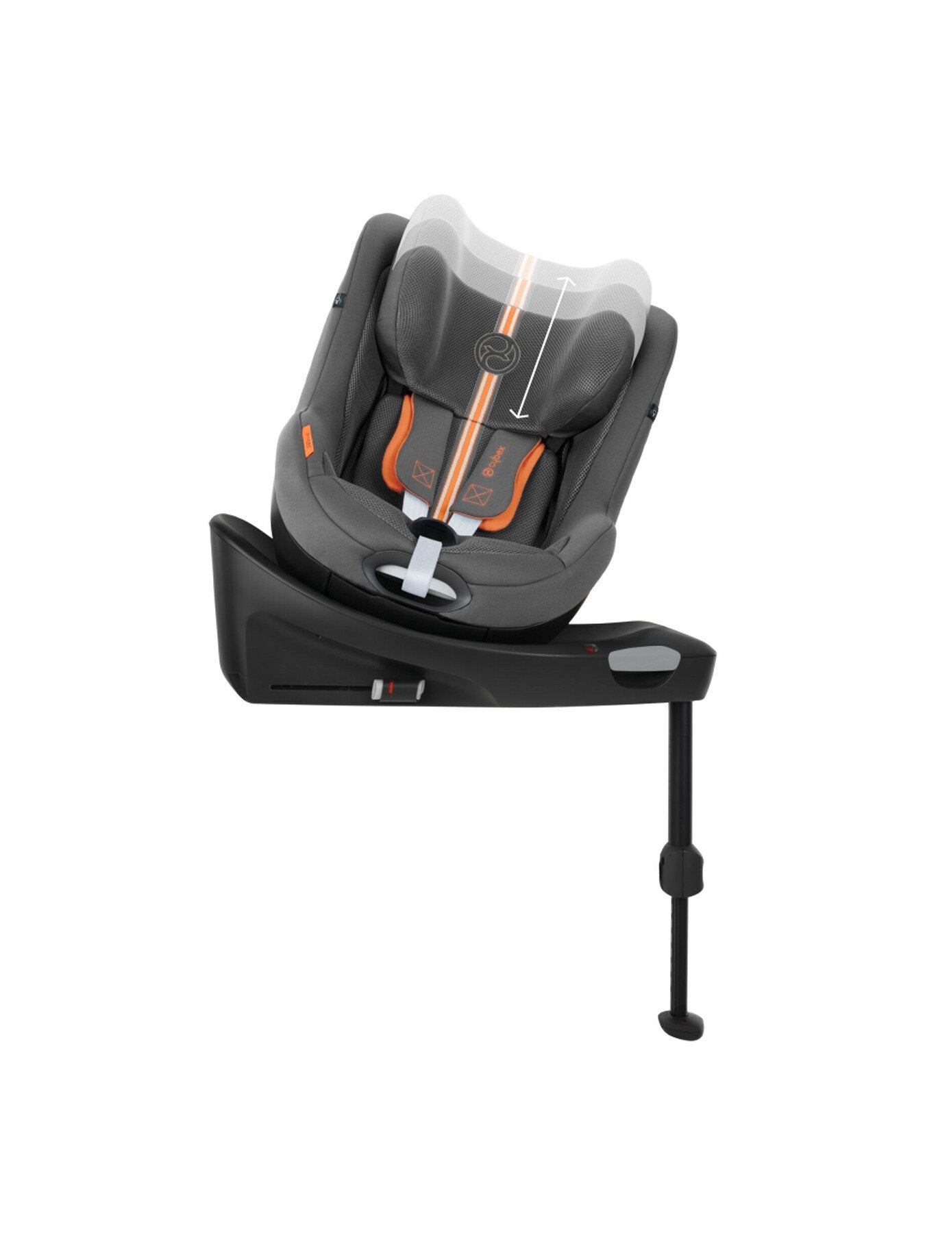 Cybex Sirona Gi i-Size Rotating Child Car Seat PLUS Fabric - Lava Grey