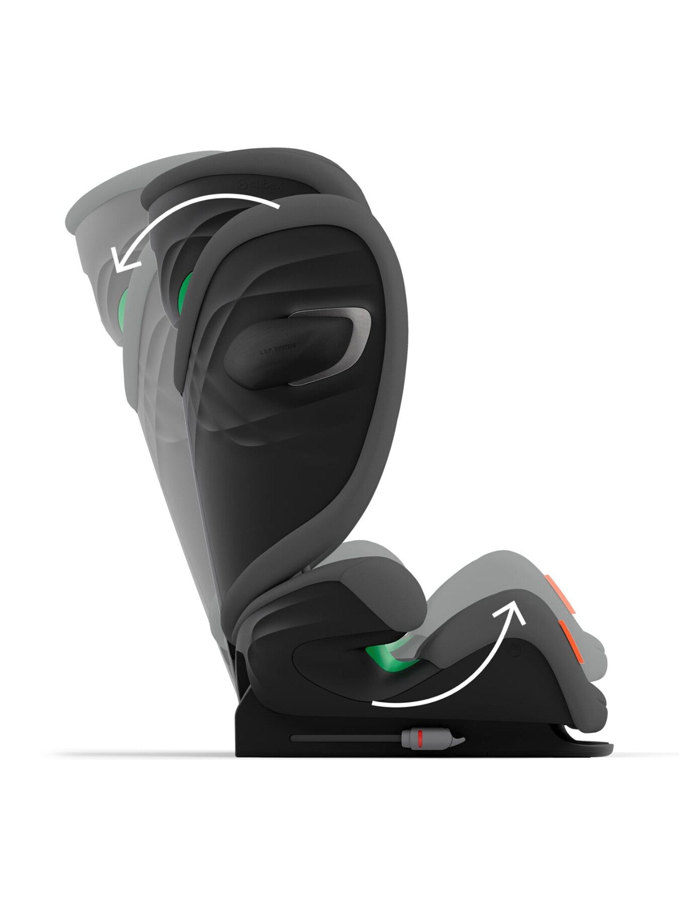 Cybex Solution G i-Fix Child Highback Booster Seat - Lava Grey