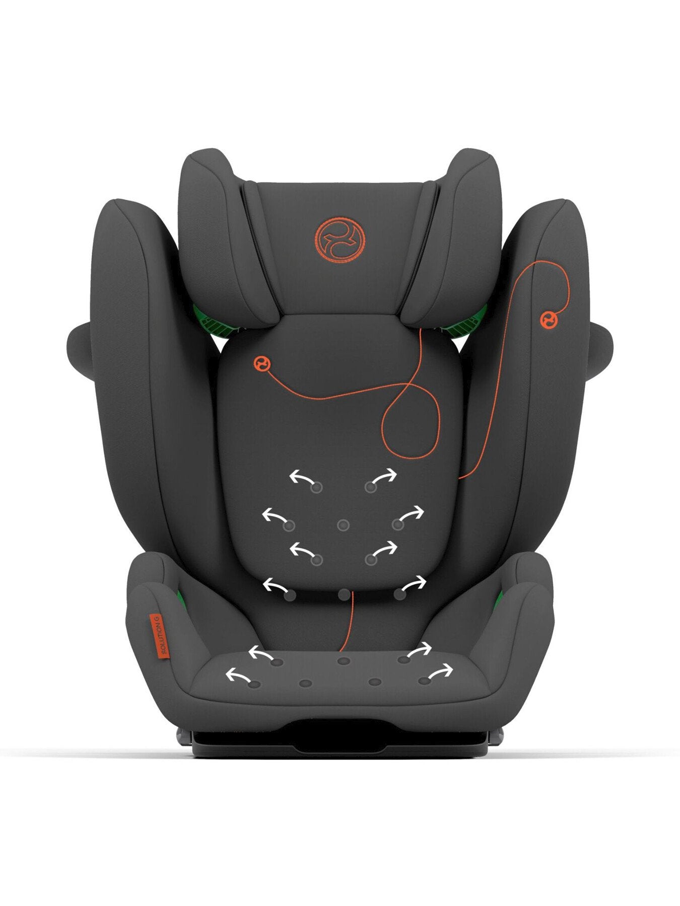 Cybex Solution G i-Fix Child Highback Booster Seat - Lava Grey