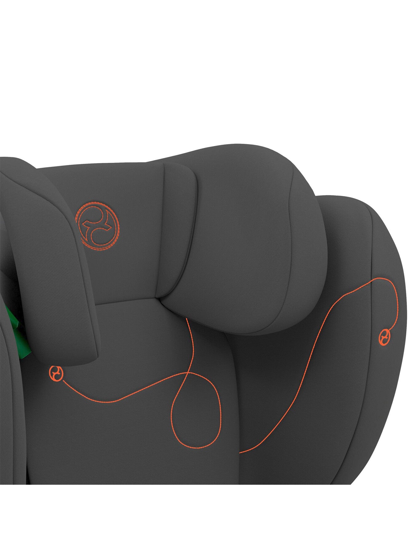 Cybex Solution G i-Fix Child Highback Booster Seat - Lava Grey