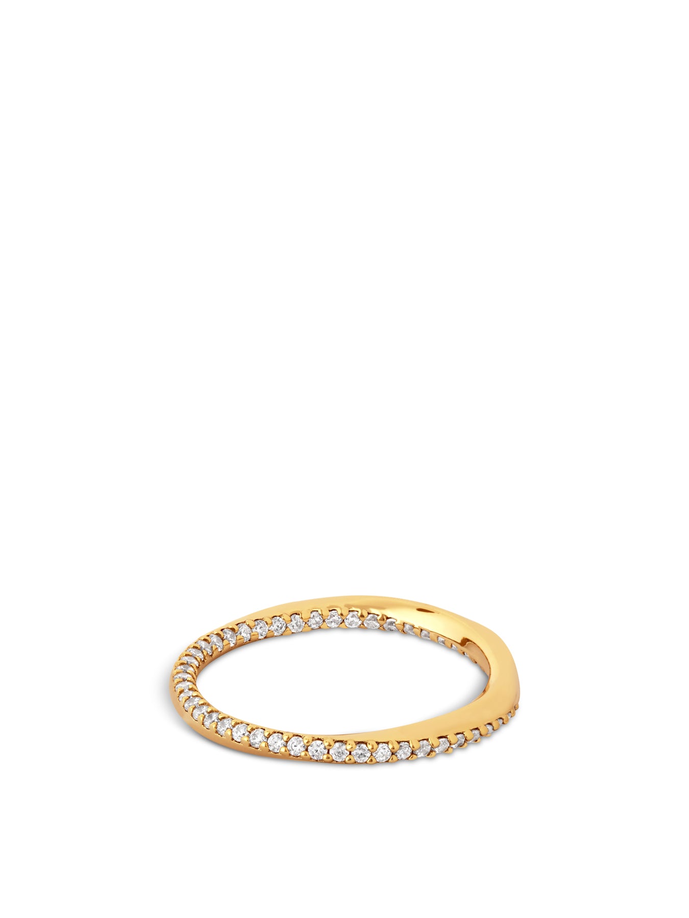 Orbit Crystal Band Ring