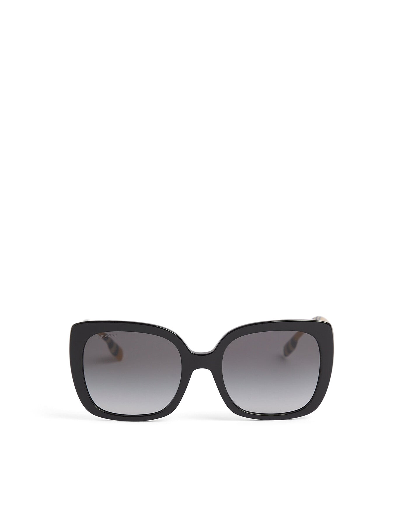 Oversized Burberry Check Acetate Sunglasses