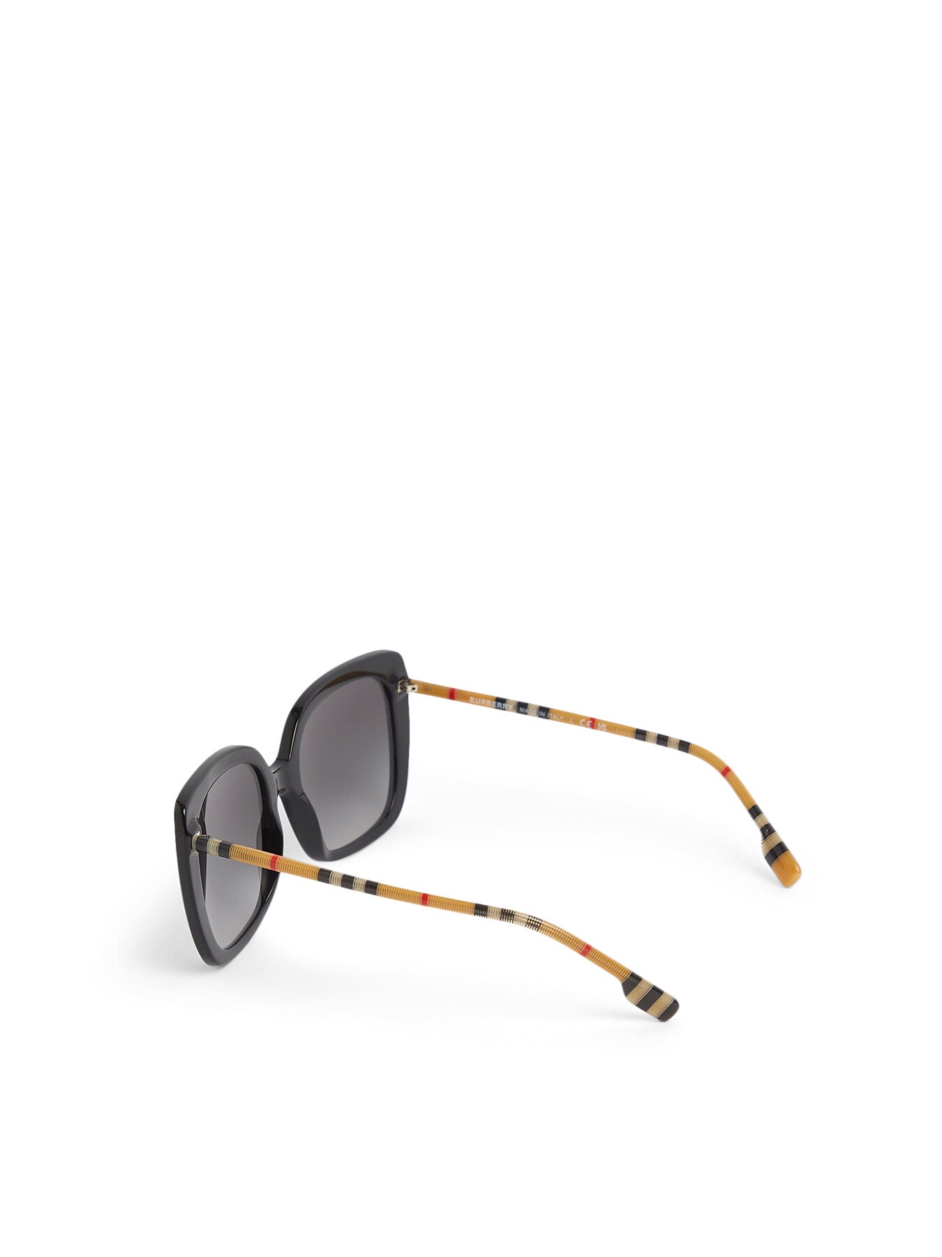 Oversized Burberry Check Acetate Sunglasses