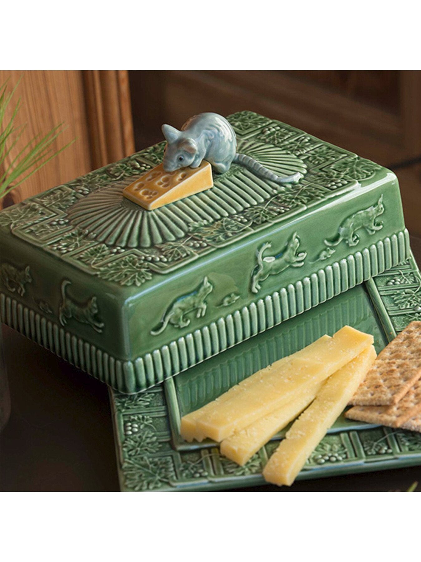 Mouse Cheese Tray with Lid