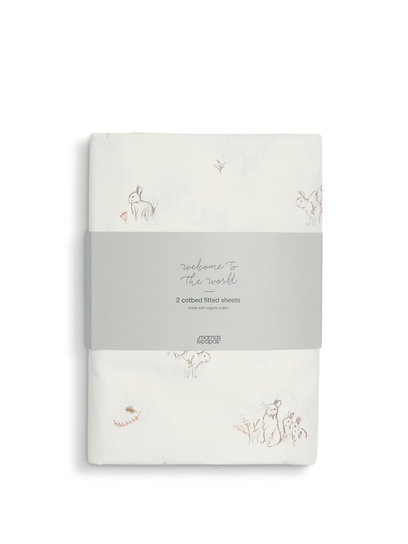 2 CotBed Fitted Sheets BunnyFox
