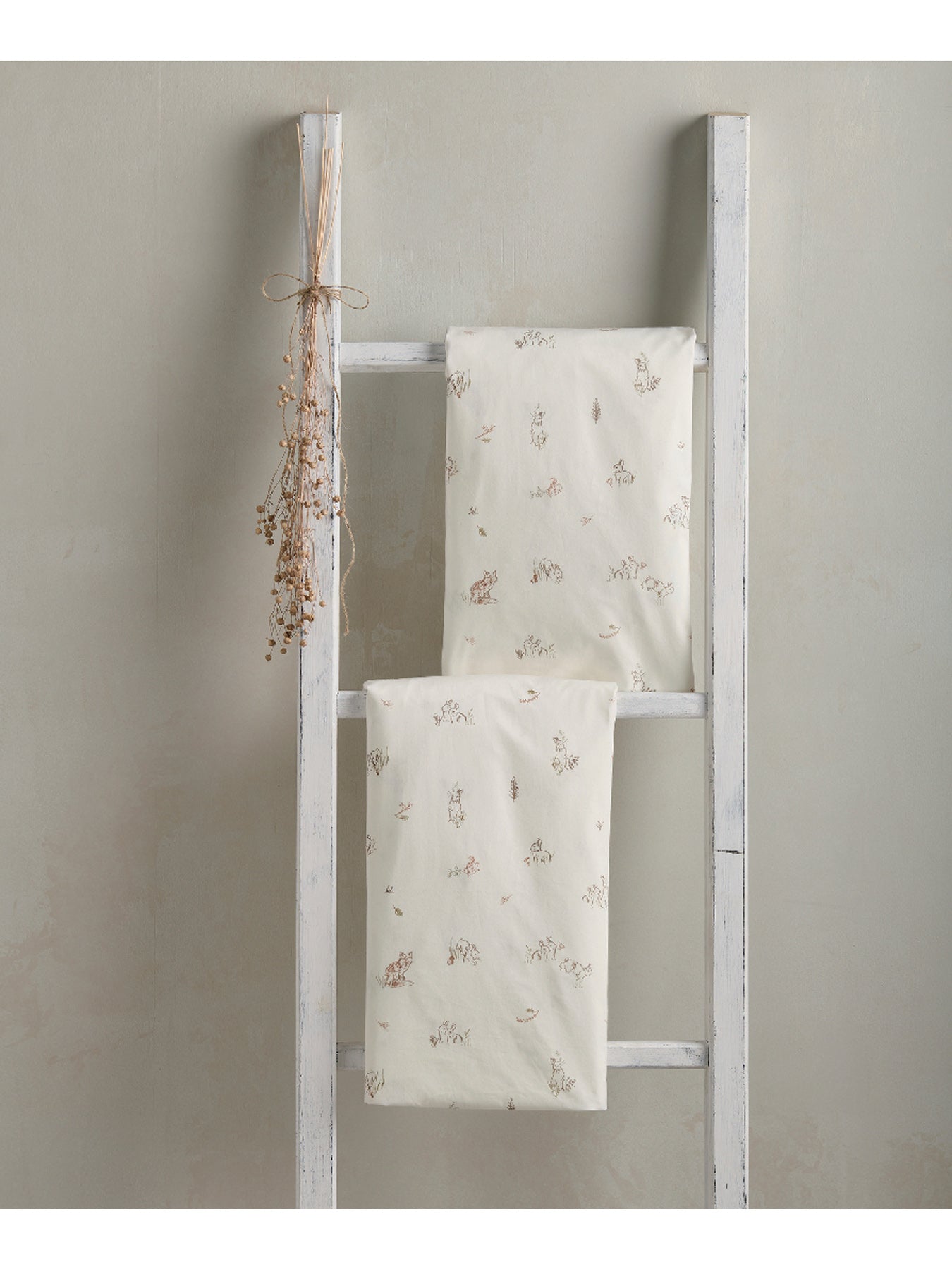 2 CotBed Fitted Sheets BunnyFox