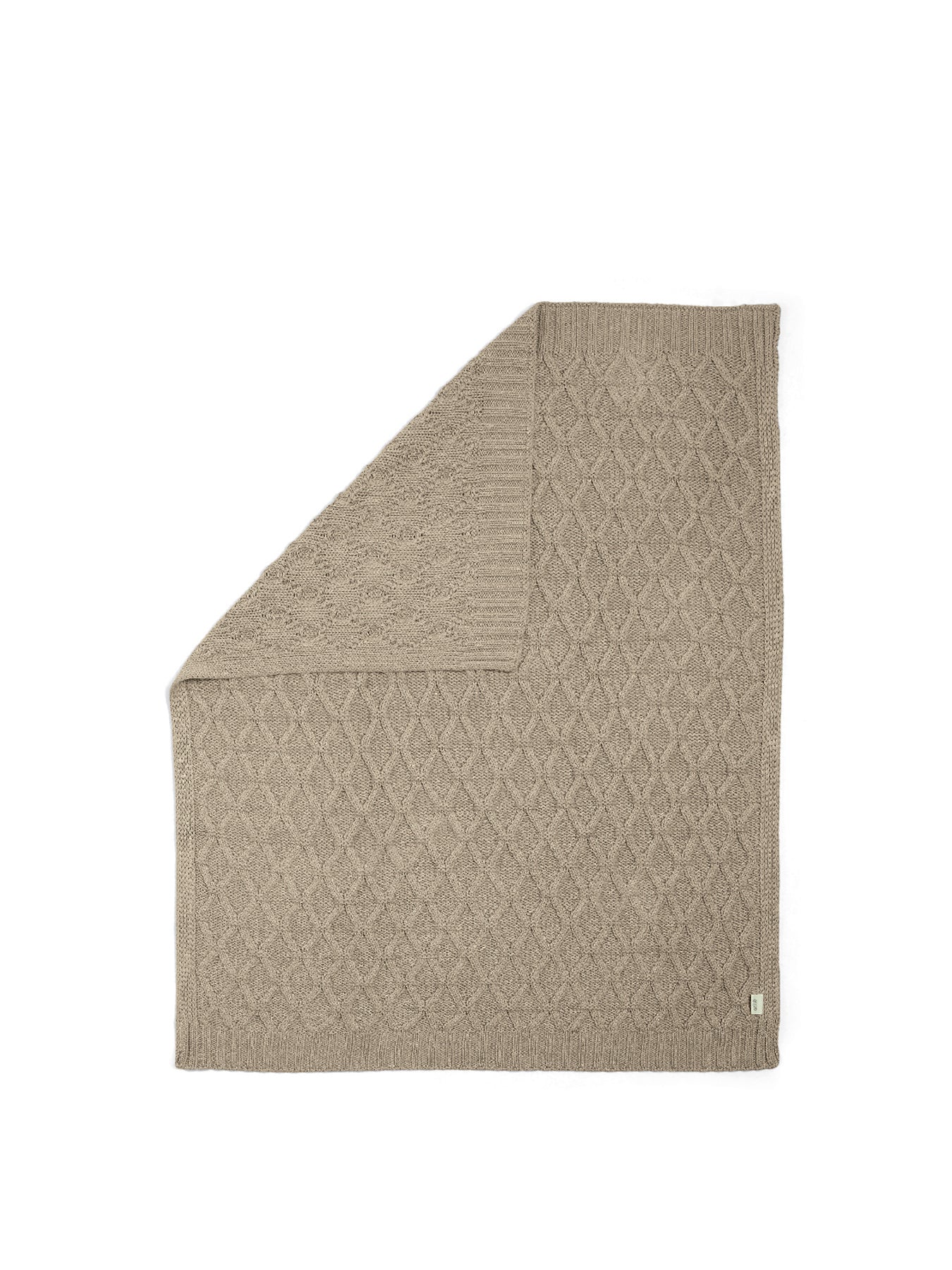 Knitted Blanket Seedling Diamond