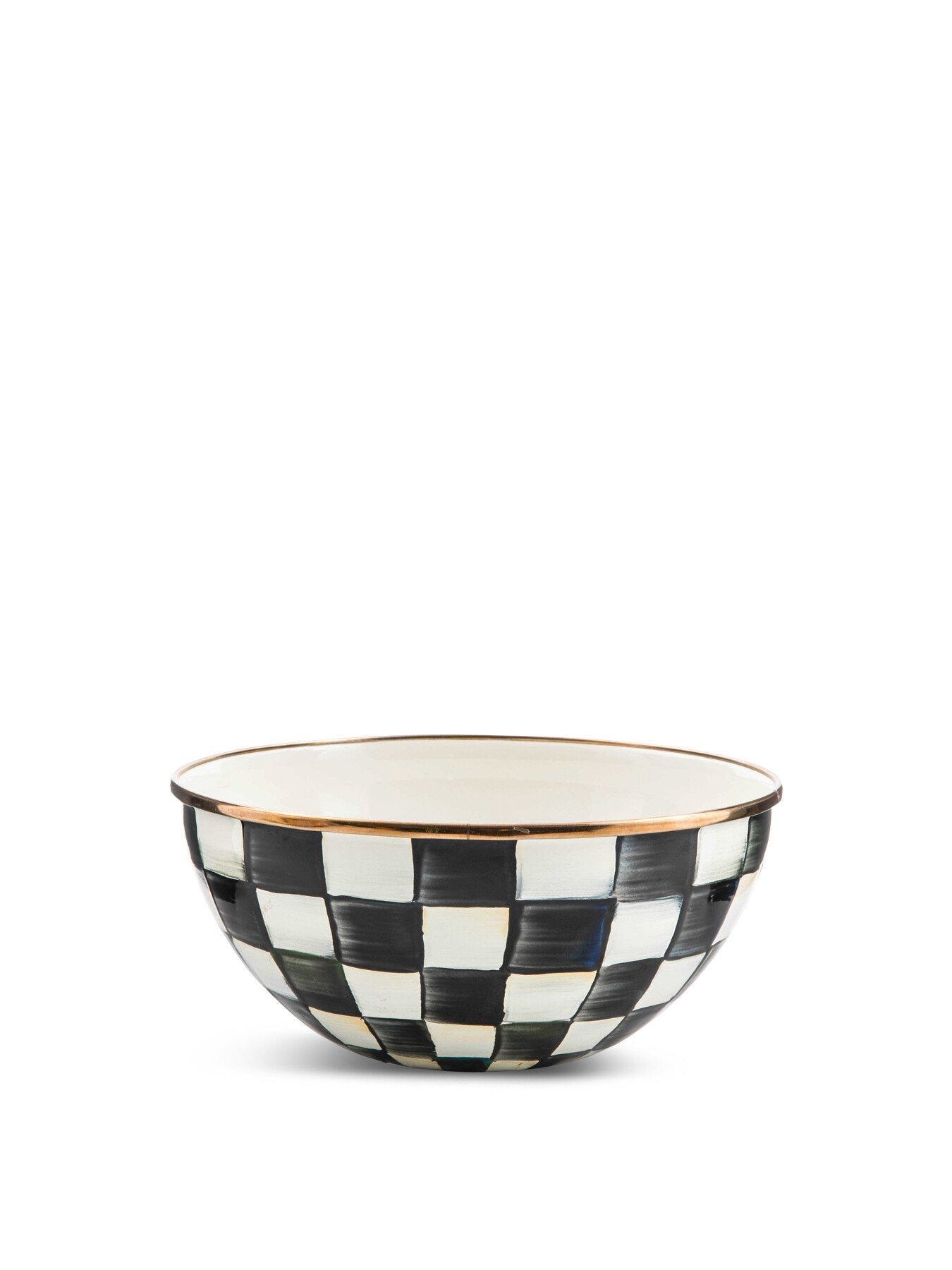 Courtly Check Enamel Everyday Bowl - Small