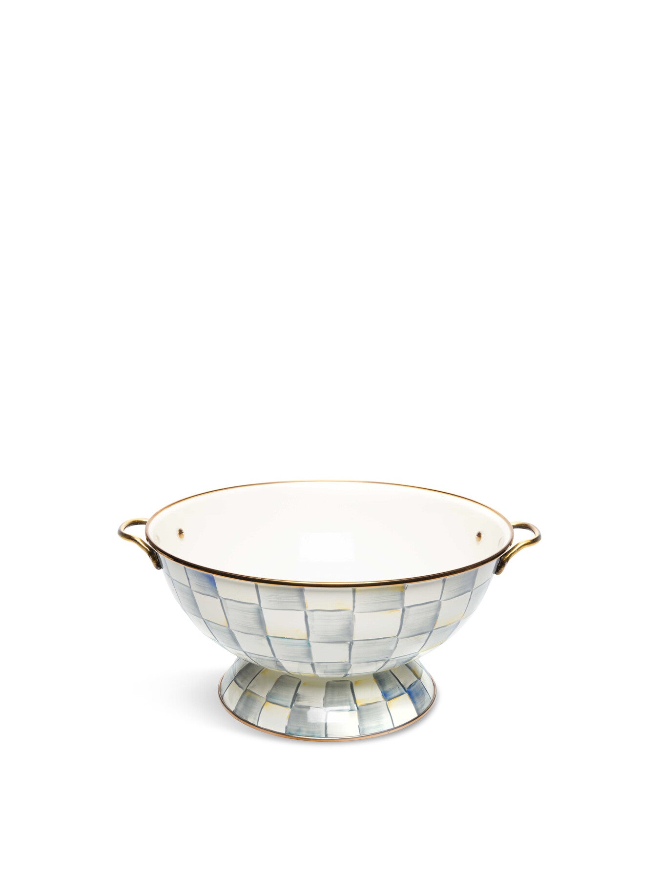 Sterling Check Enamel Everything Bowl