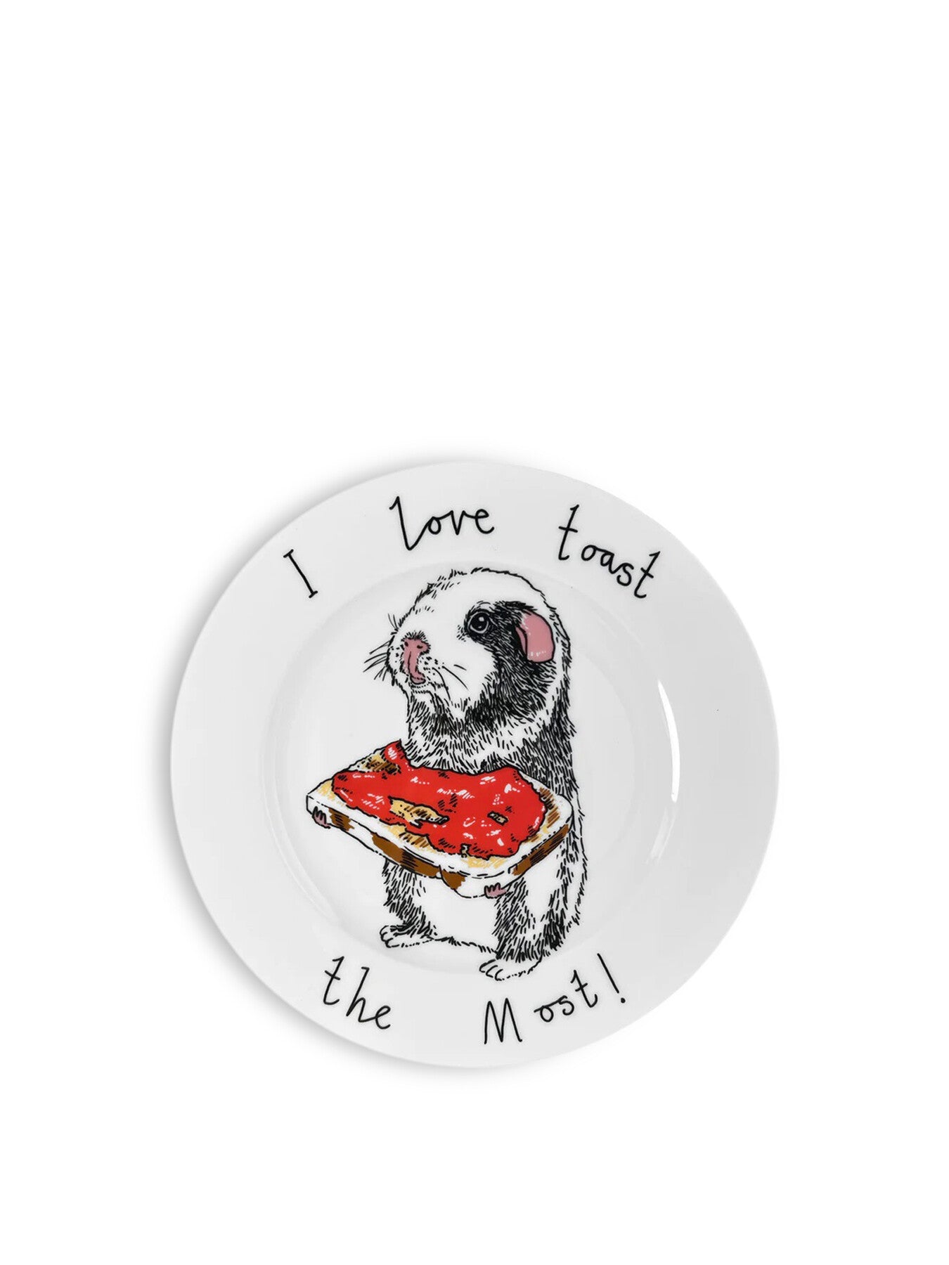 I Love Toast The Most Side Plate