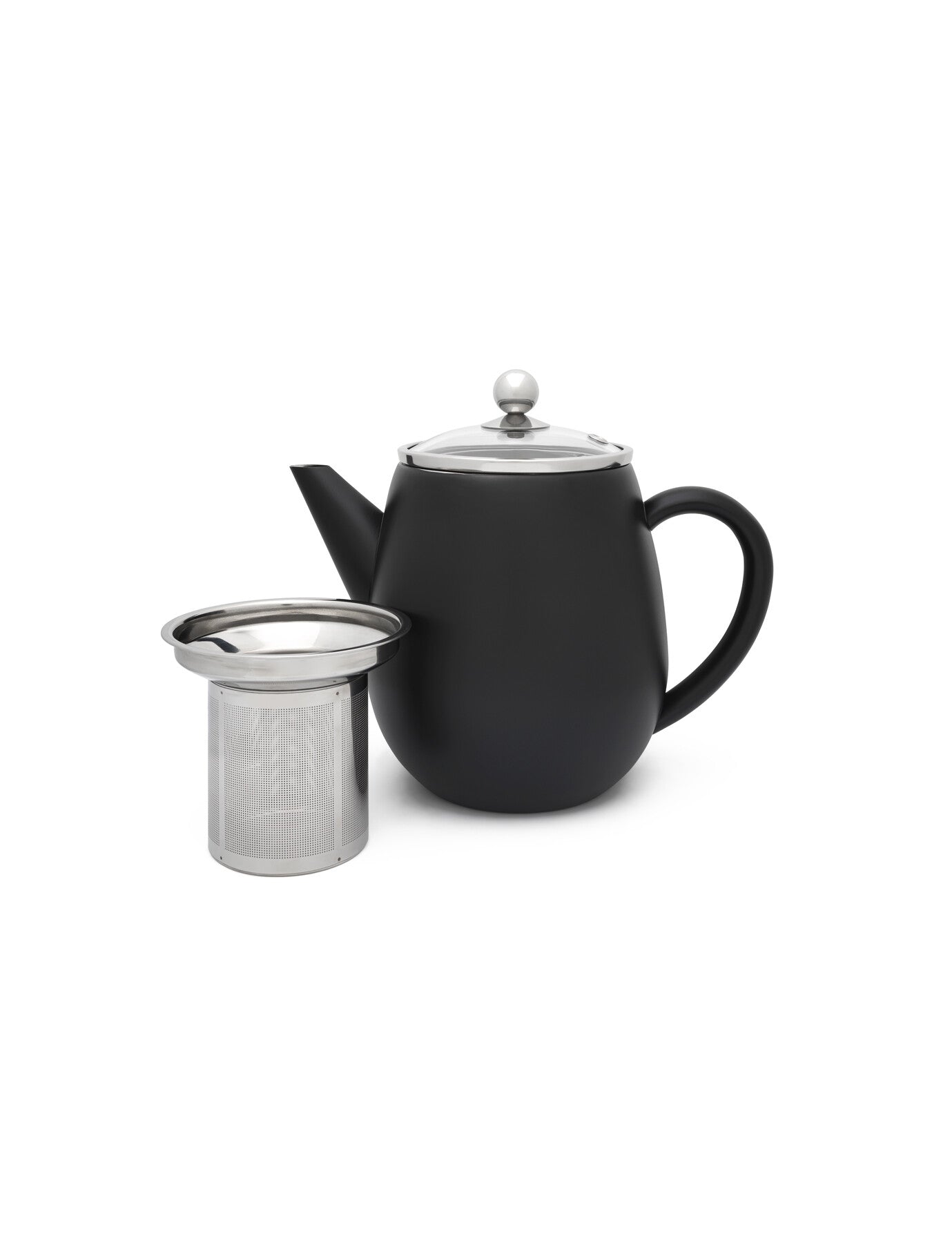 Duet Eva Design Double Walled Teapot with Stainless Steel Lid