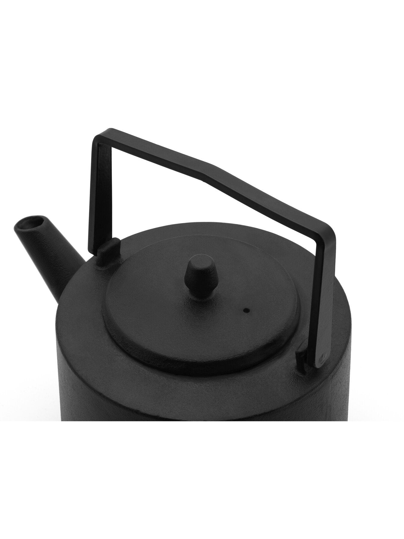 Hubei Design Cast Iron Teapot with 2 Porcelain Mugs Tea Set