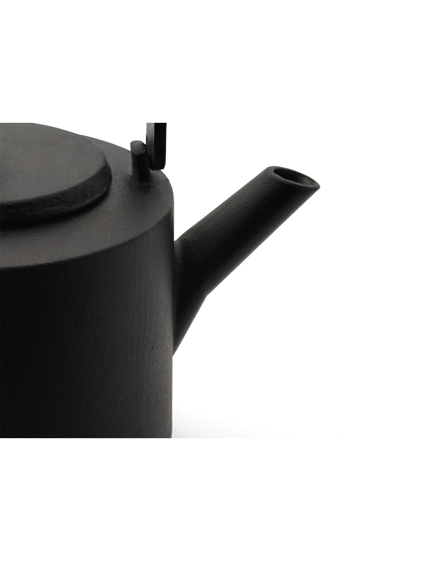 Hubei Design Cast Iron Teapot with 2 Porcelain Mugs Tea Set