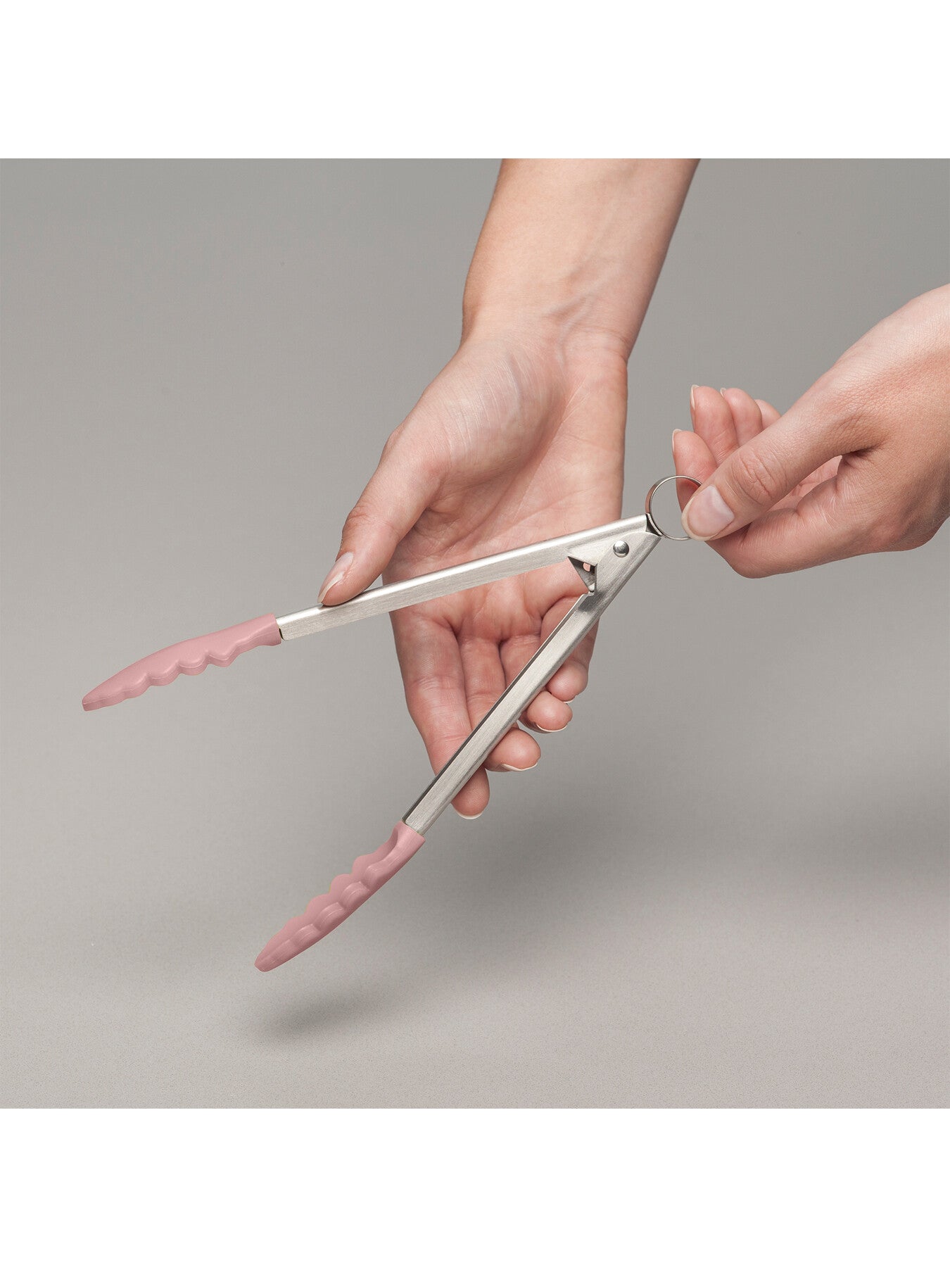 Silicone Mini Tongs with Stainless Steel Handle