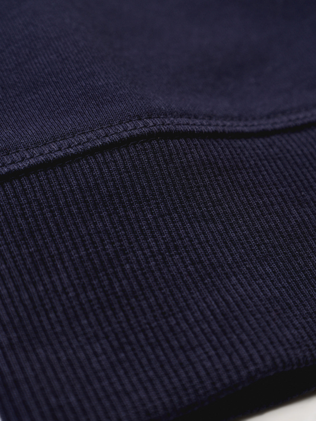 Cotton Shield Crew Neck Sweatshirt - Evening Blue
