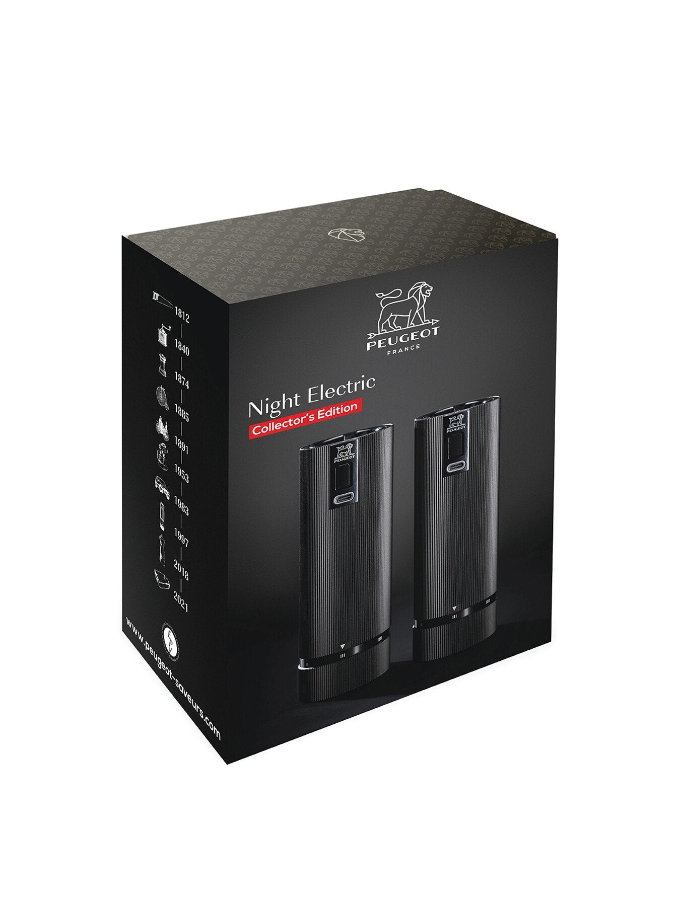 Line Electric Duo Night Salt Pepper Mill Set