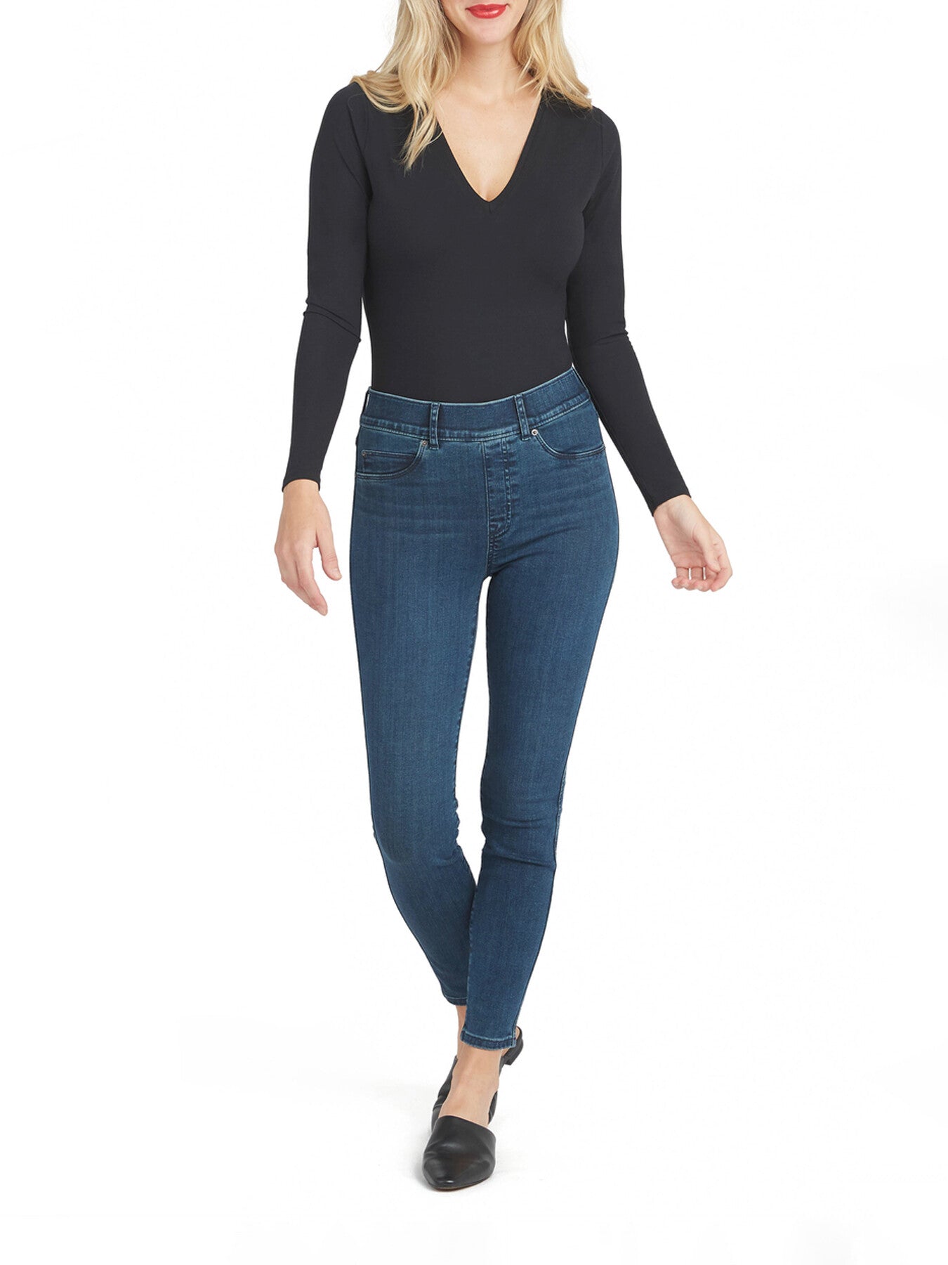 Long Sleeve V Neck Bodysuit