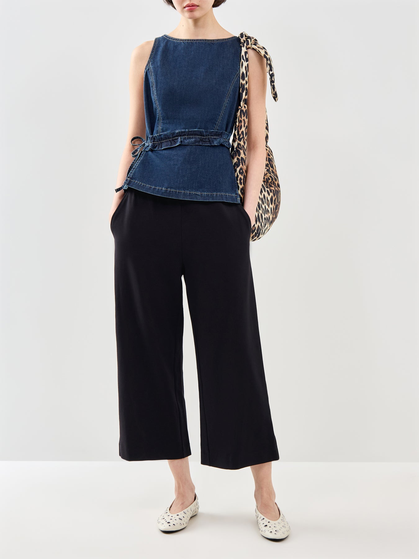 MaPiri Wide Leg Trousers Black.
