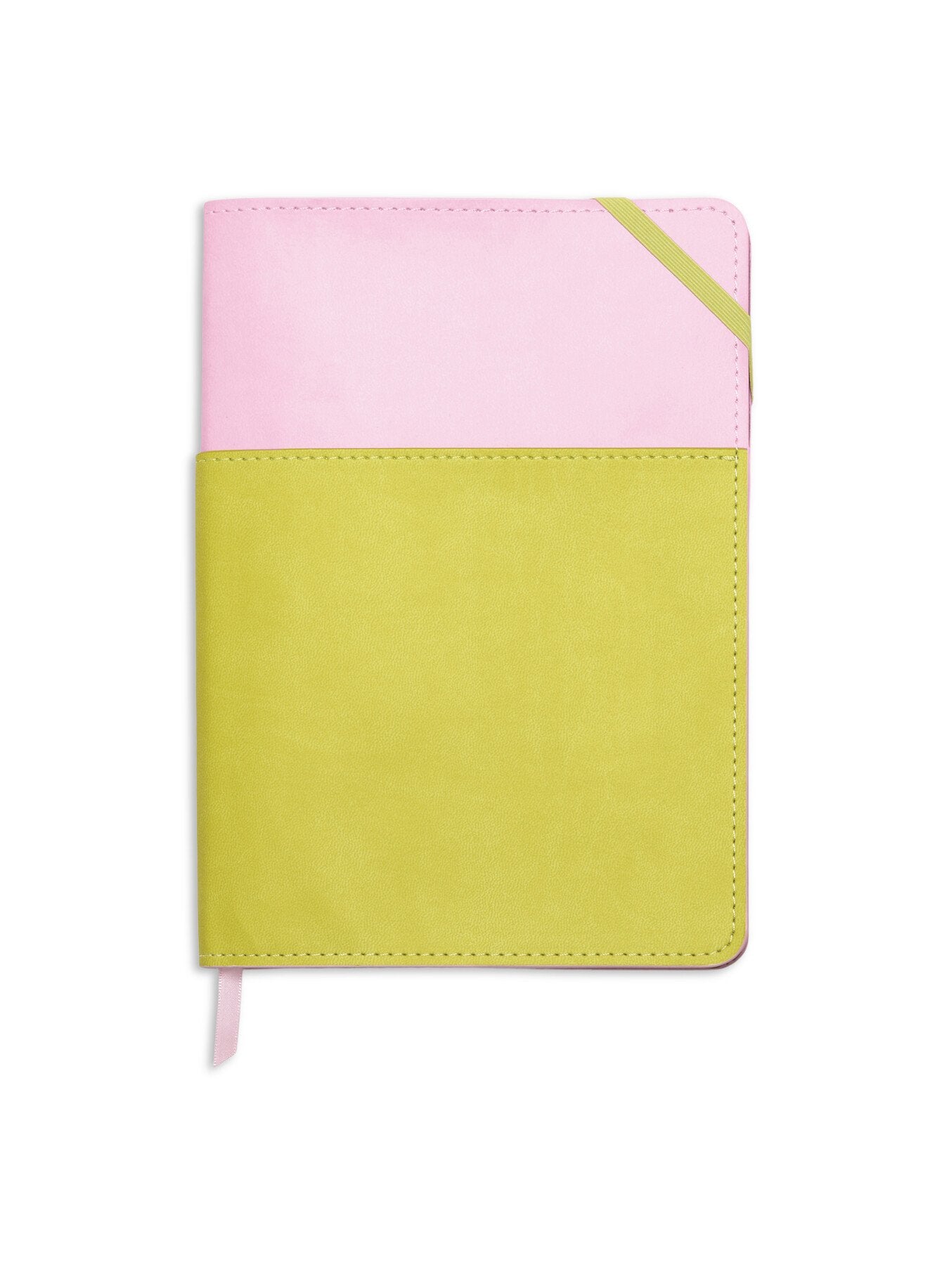 Vegan Leather Pocket Journal - Lilac Matcha