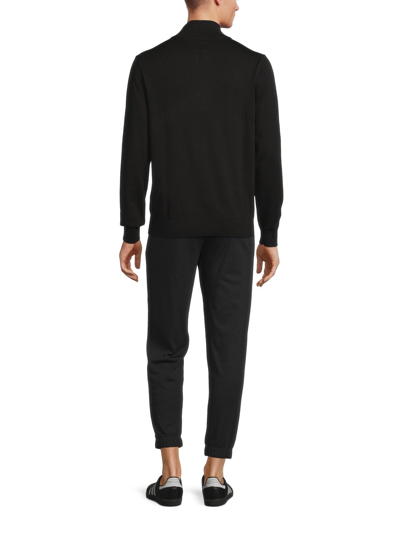 Zebra Badge Quarter Zip Sweatshirt