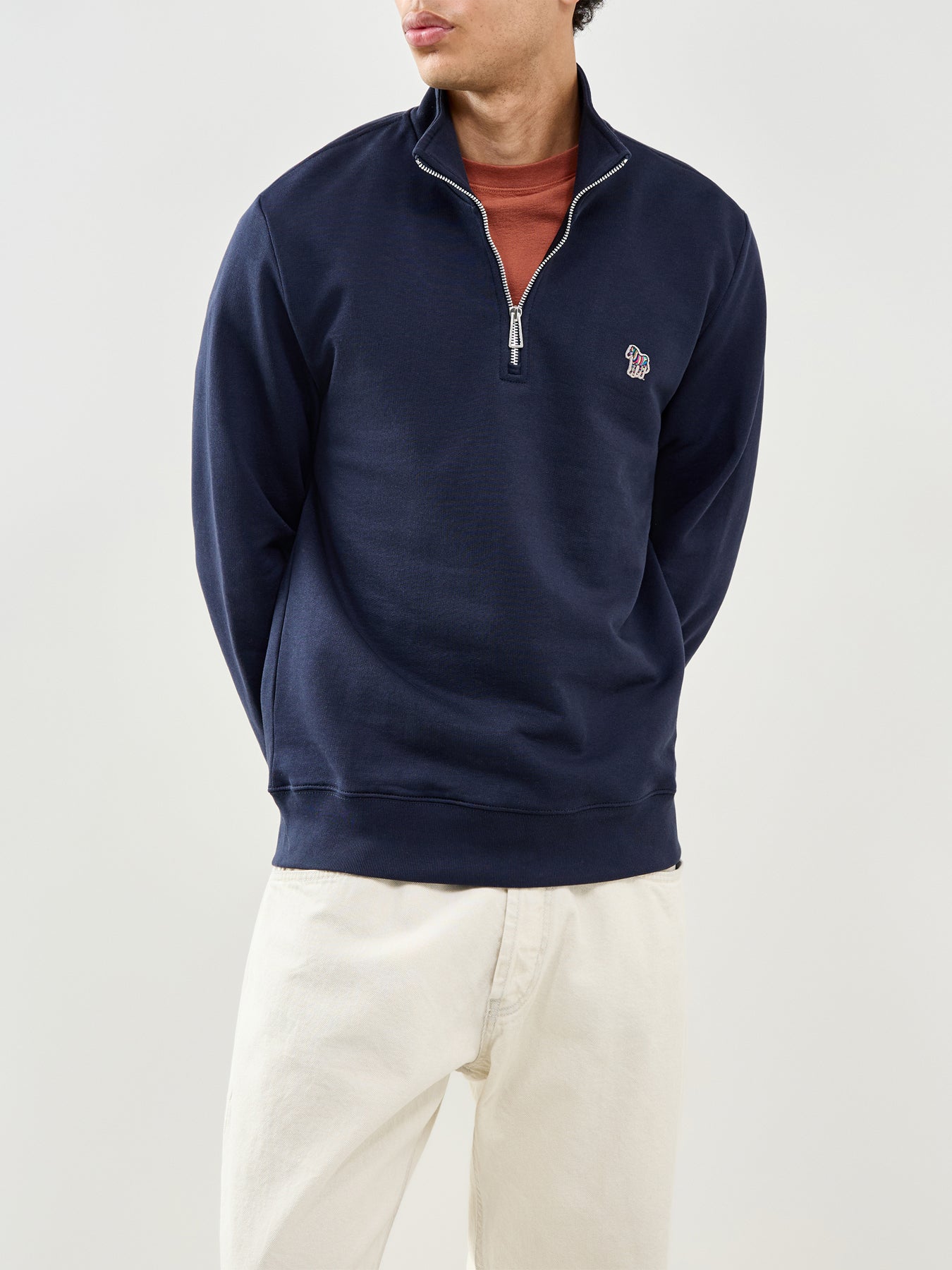 Zebra Quarter Zip Sweatshirt