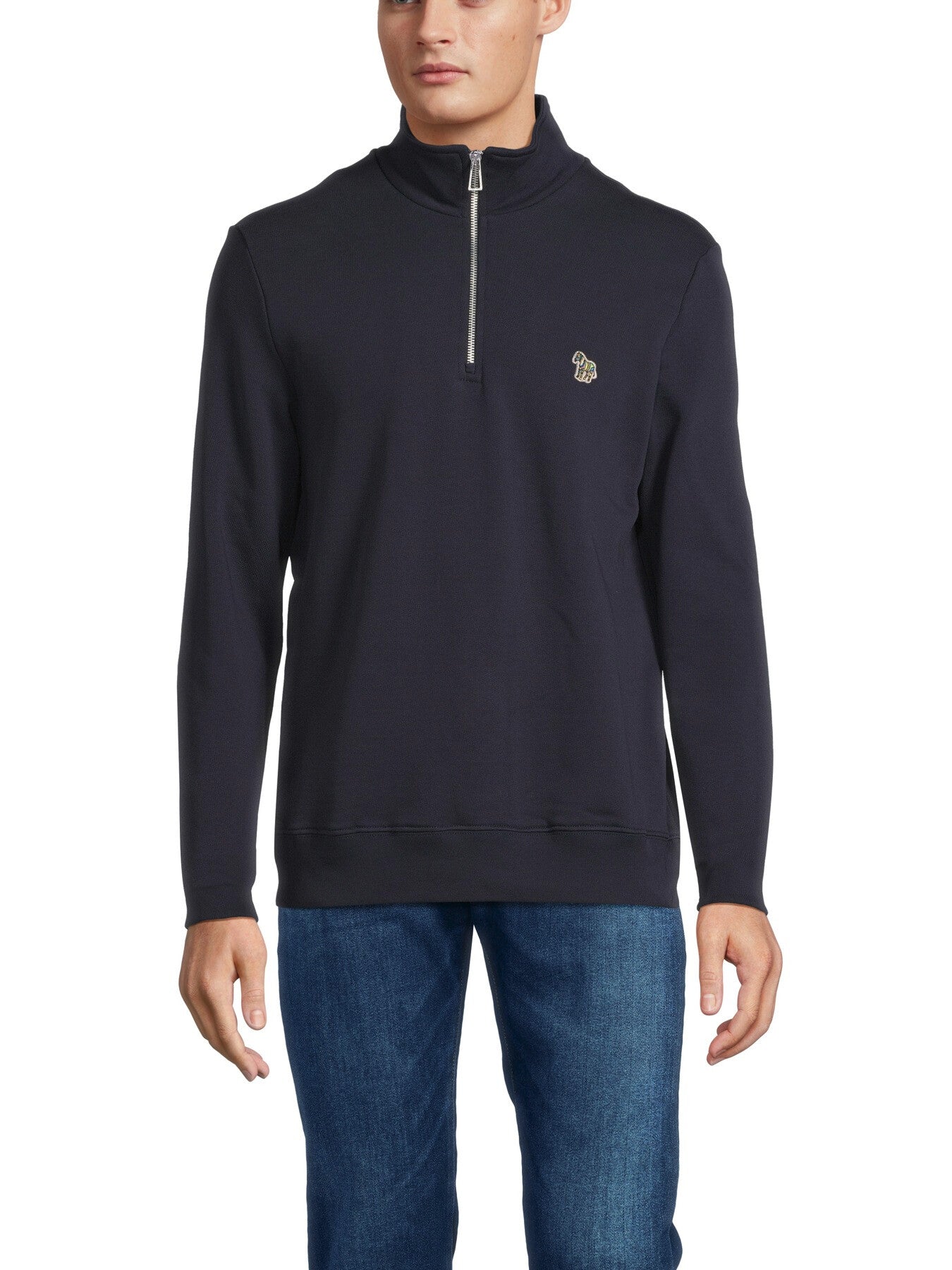 Zebra Quarter Zip Sweatshirt