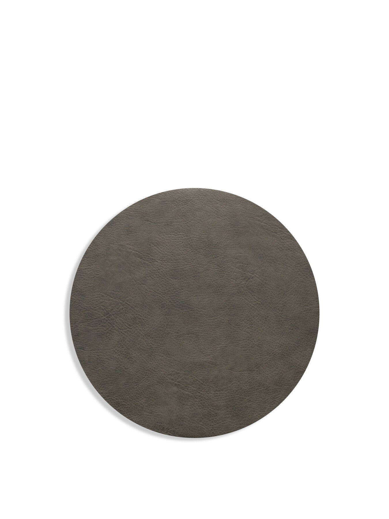 Vegan Leather Round Placemat