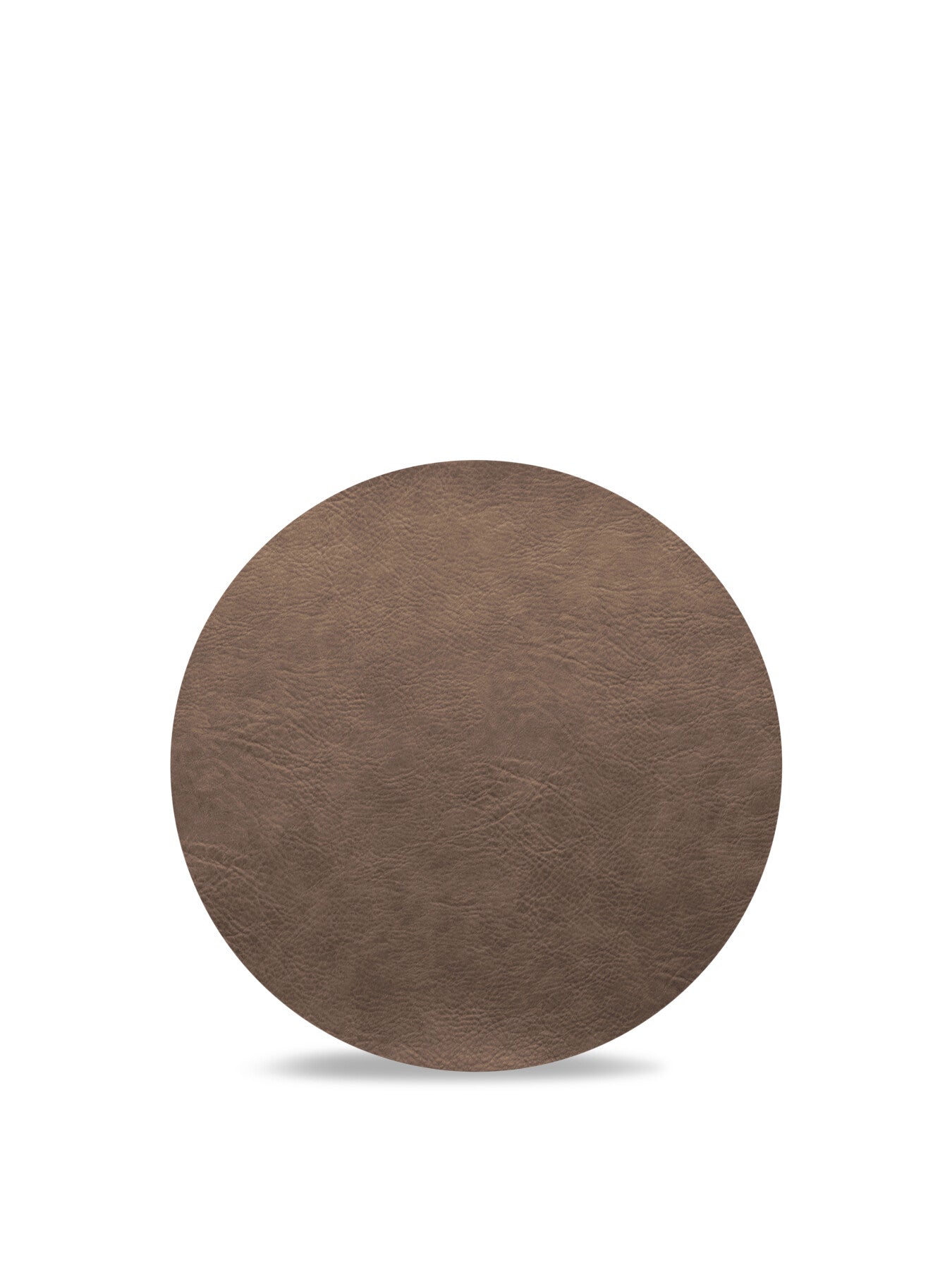 Vegan Leather Round Placemat