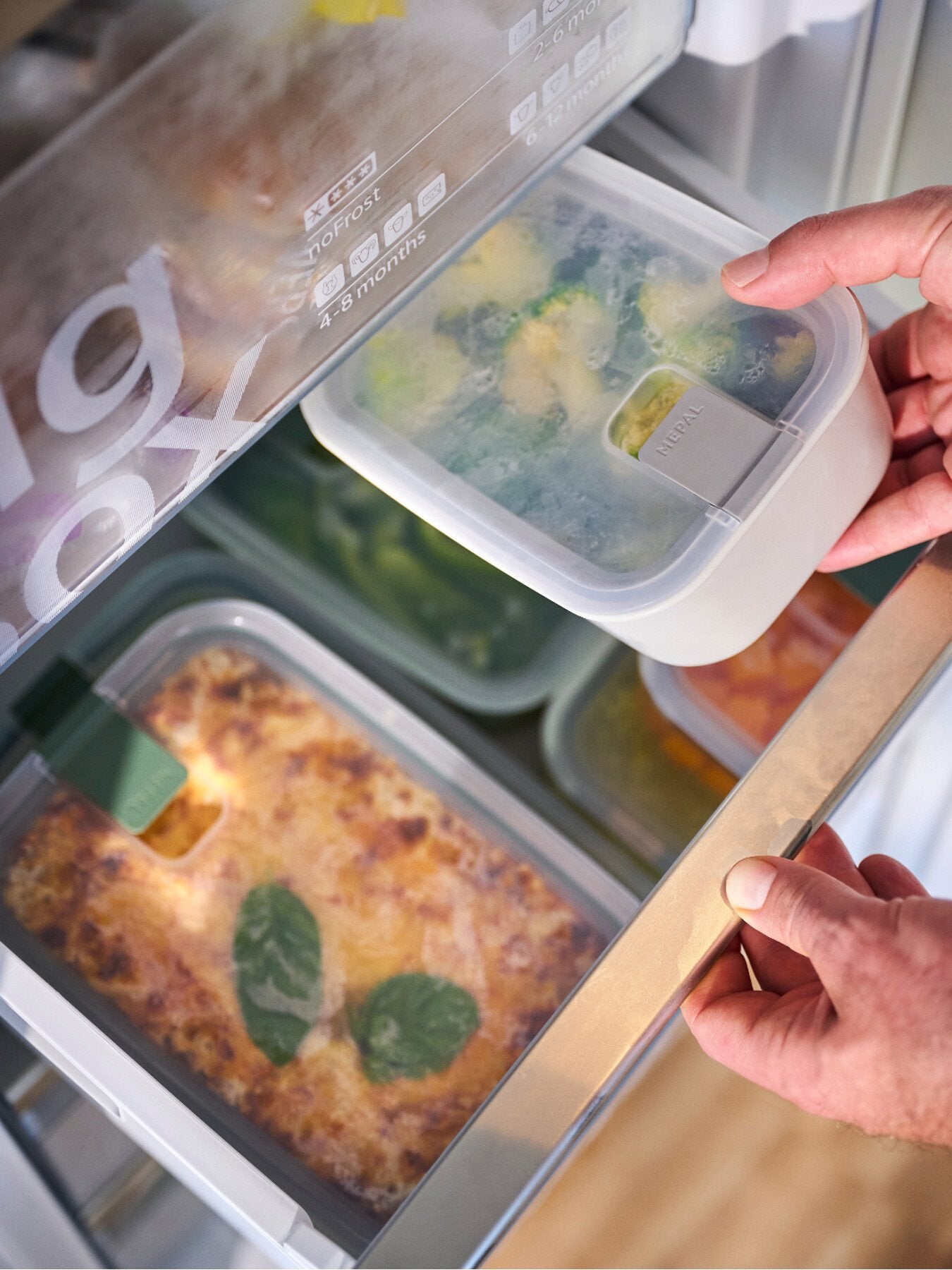 Easyclip food storage box 1000 ml - nordic sage