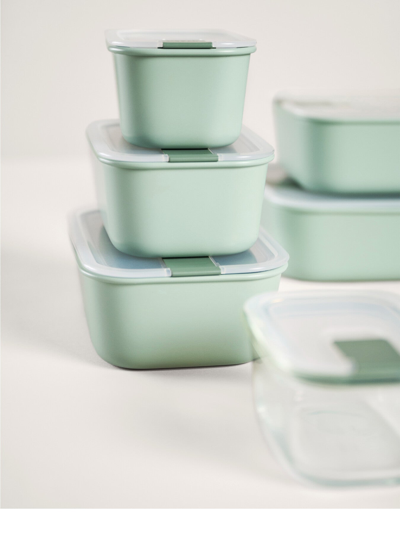 Easyclip food storage box 1000 ml - nordic sage