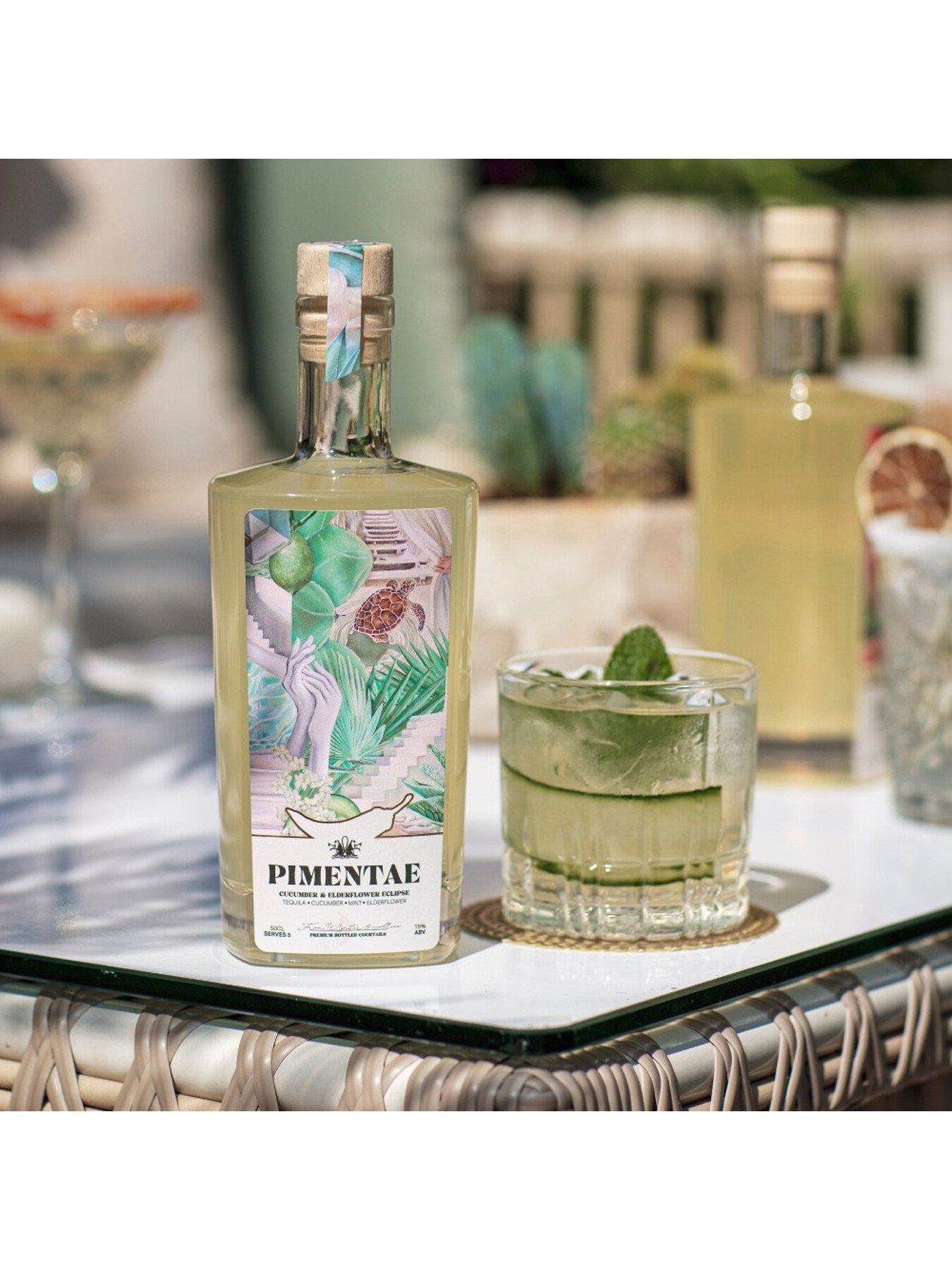 Pimentae Cucumber Elderflower Eclipse Cocktail 50cl