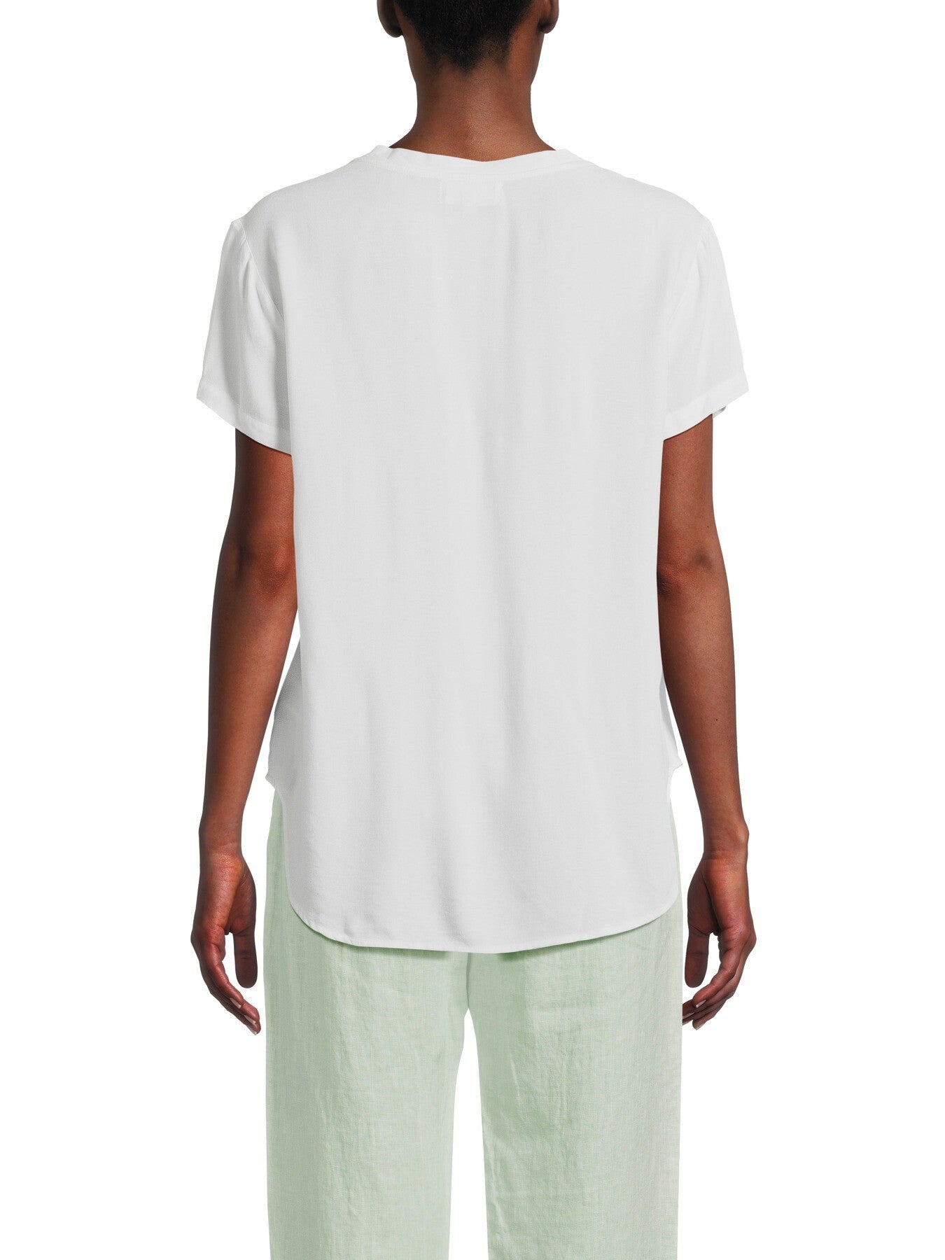 V NECK TEE