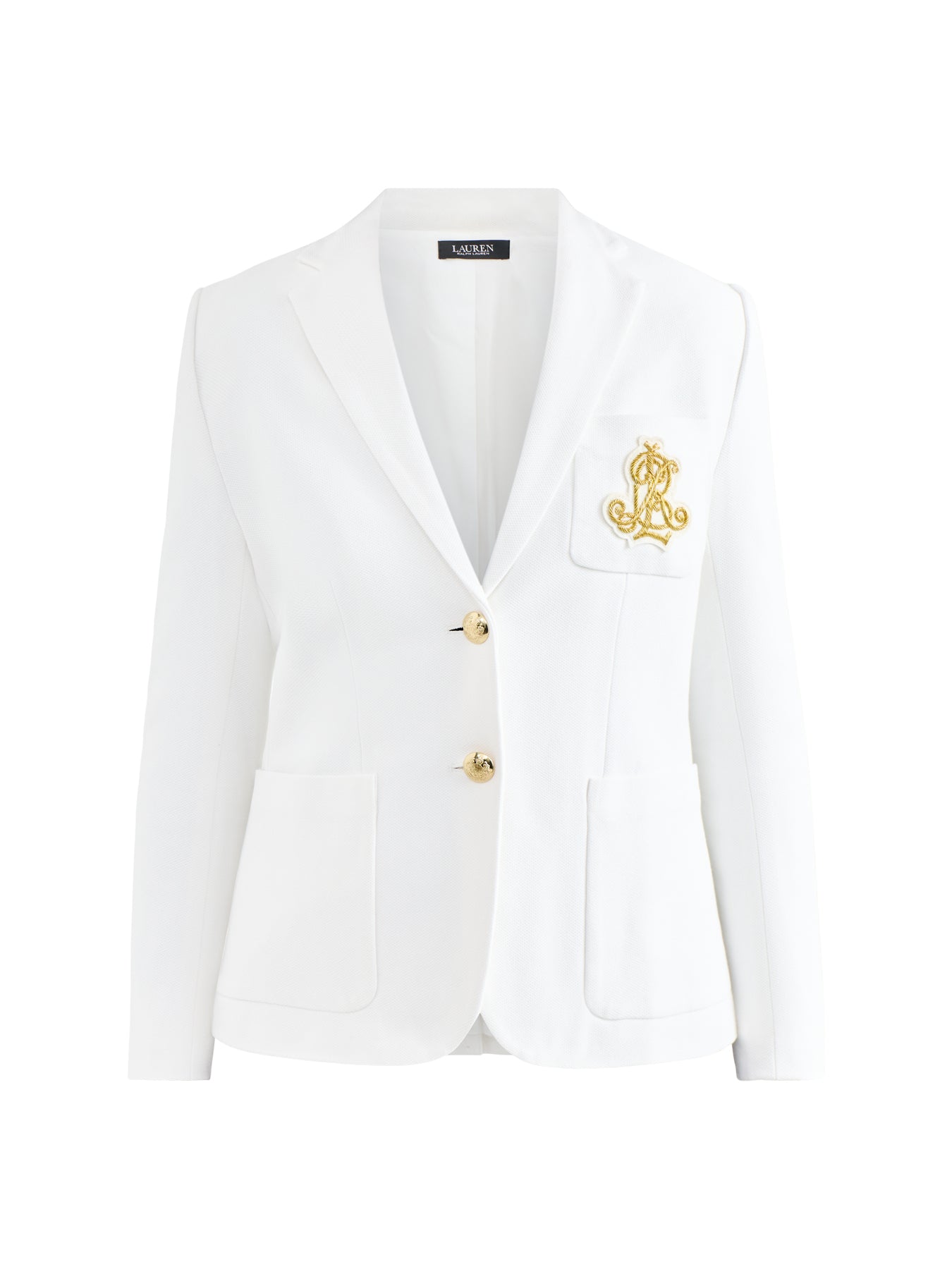 Anfisa Lined Blazer White