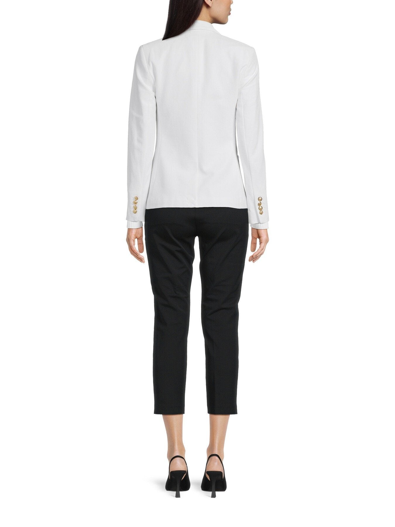 Anfisa Lined Blazer White