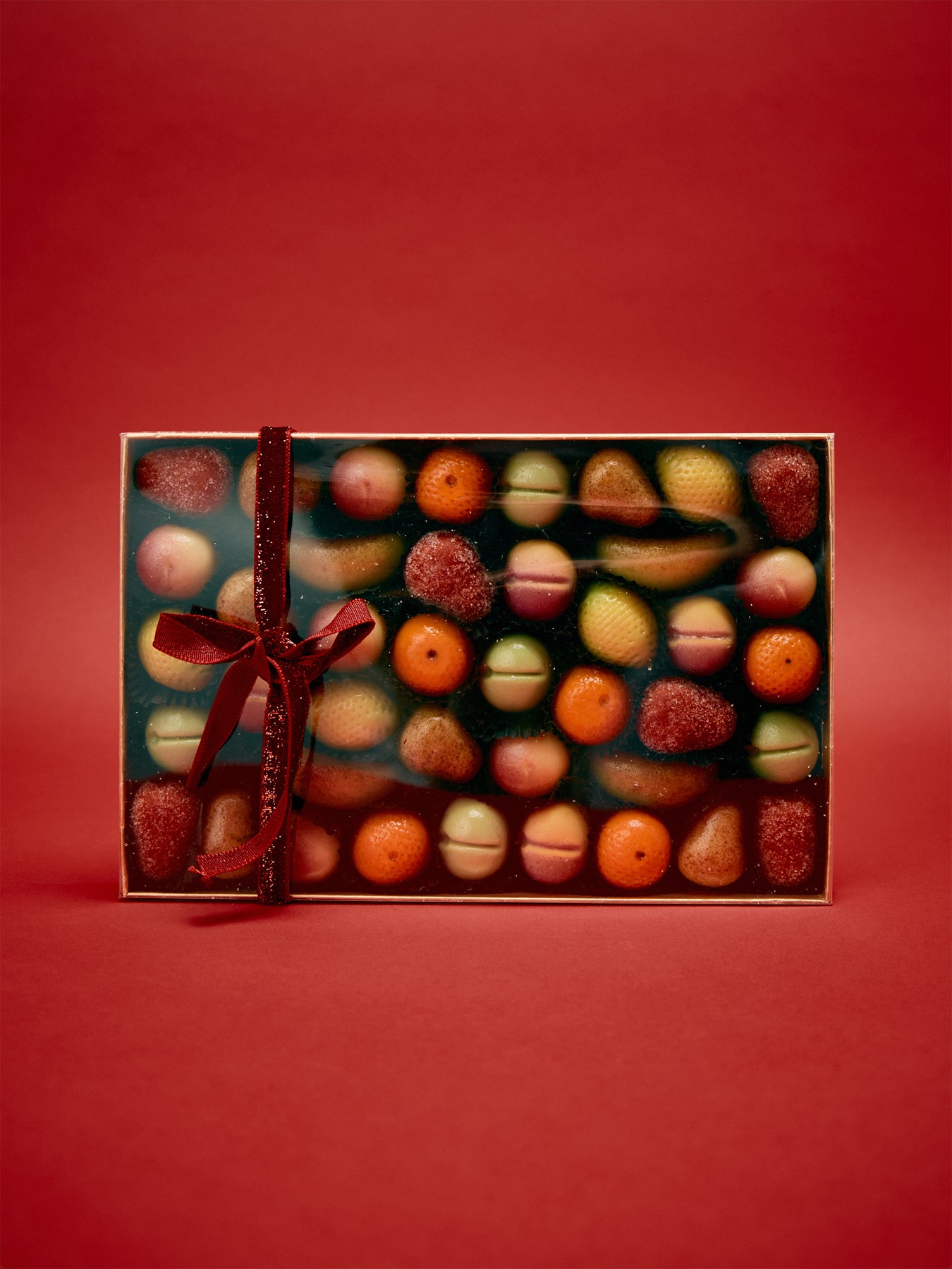 Large Marzipan Fruits Gift Box 454g