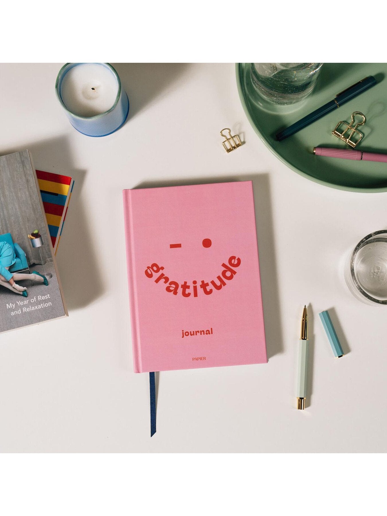 ATTITUDE GRATITUDE A5 Gratitude Journal Pink