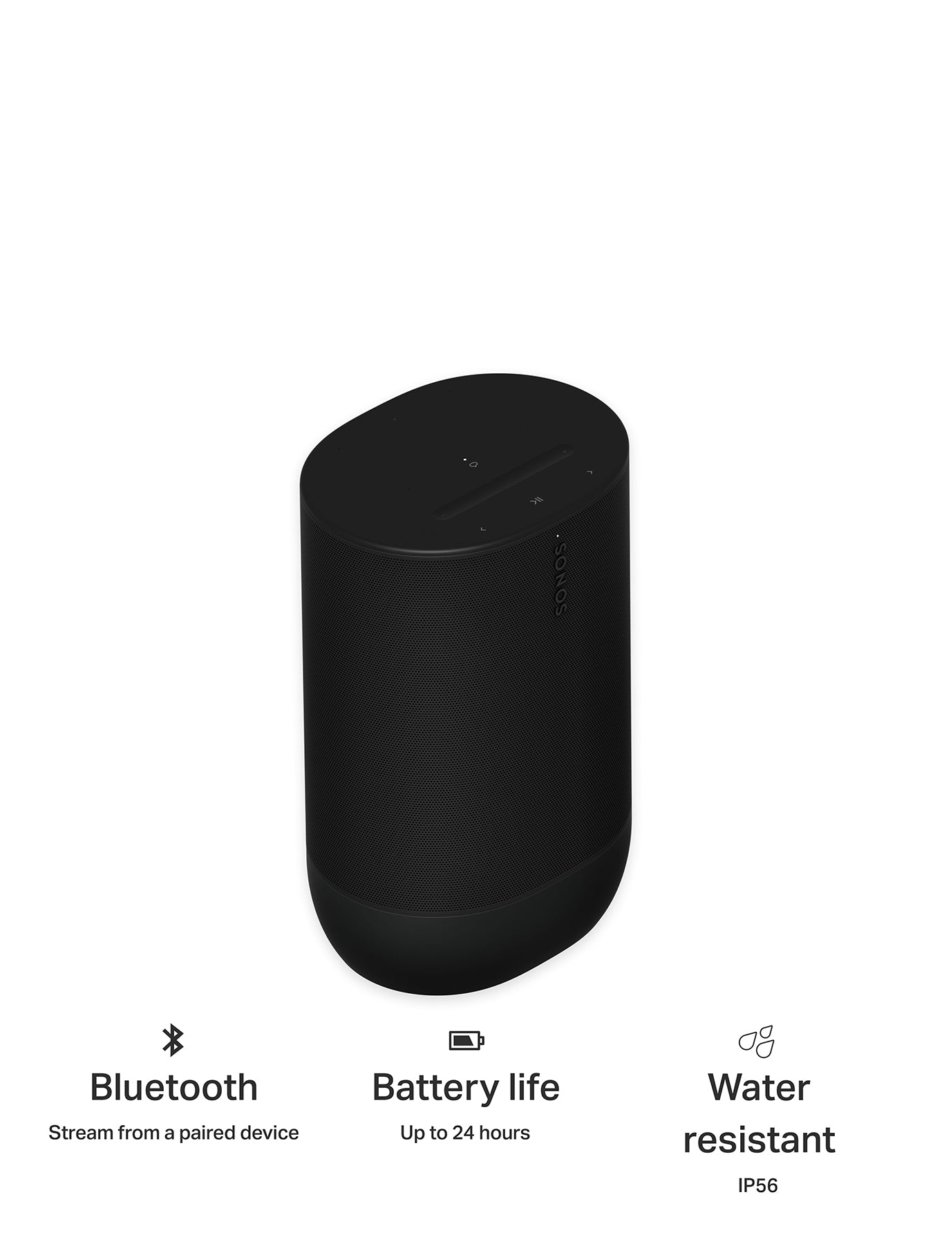 Sonos Move 2 Smart Speaker with Voice Control White