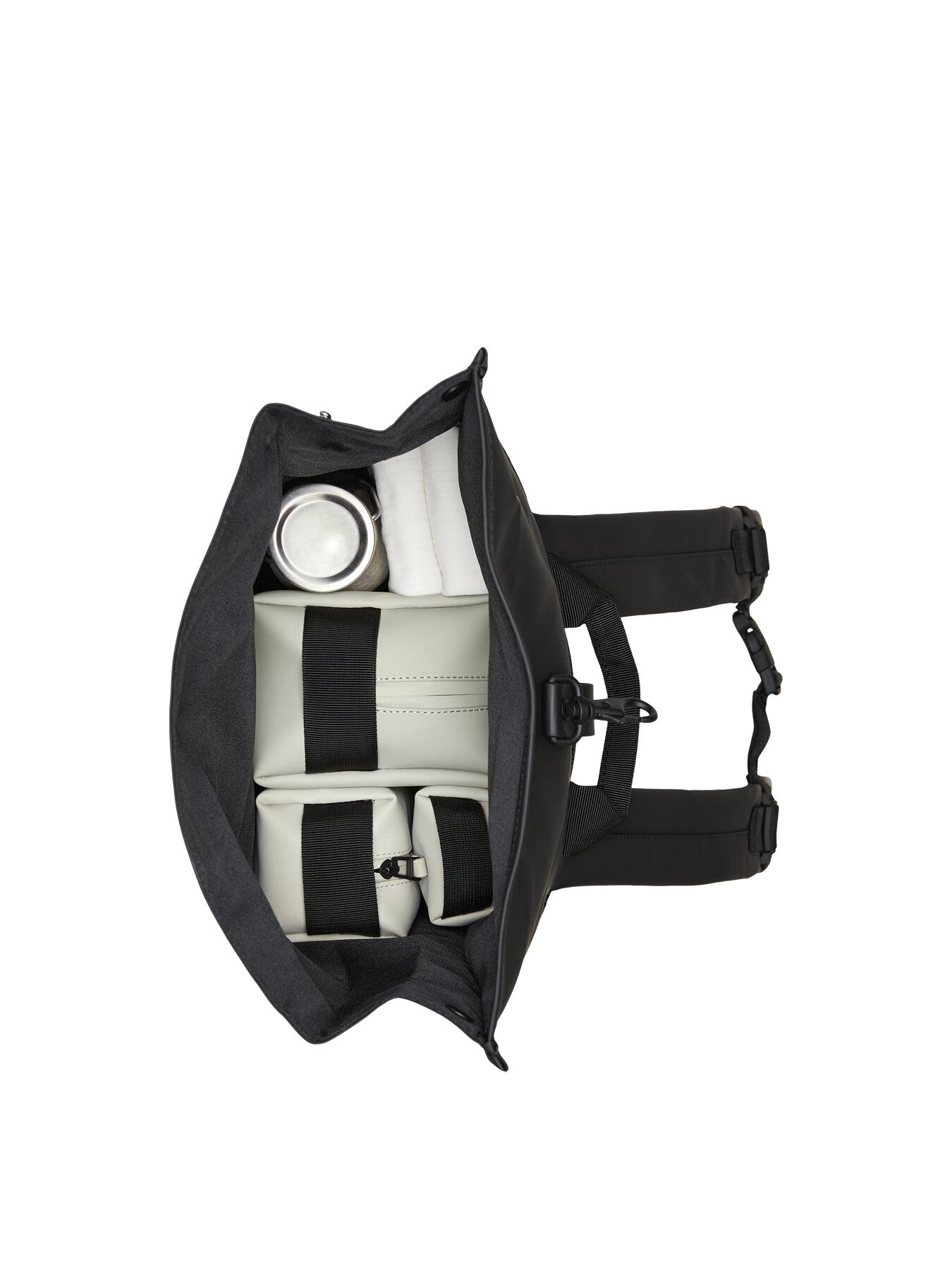 Rains Rolltop 48cm Rucksack W3 Black