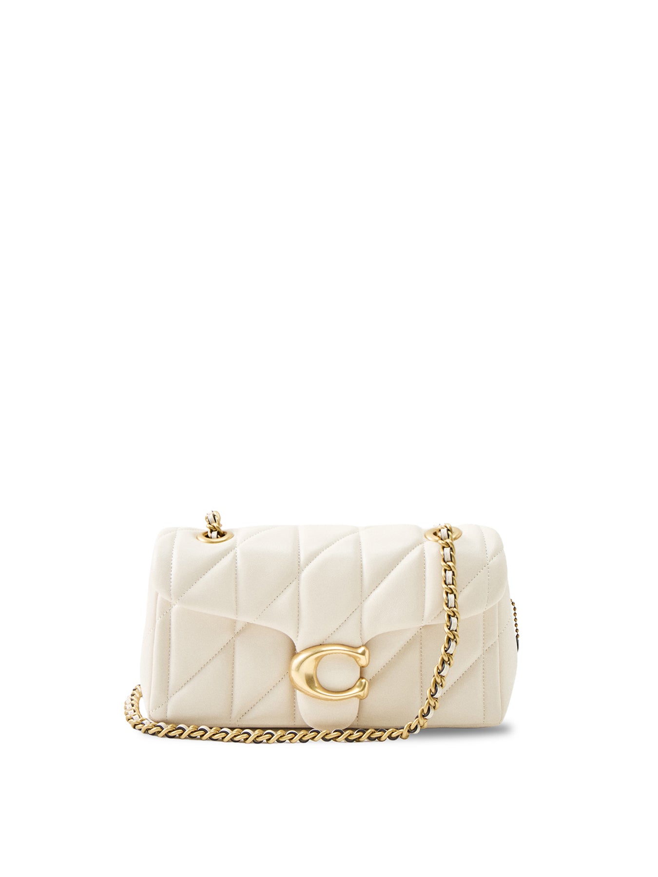 Quilted Tabby 20 Shoulder Bag Chalk