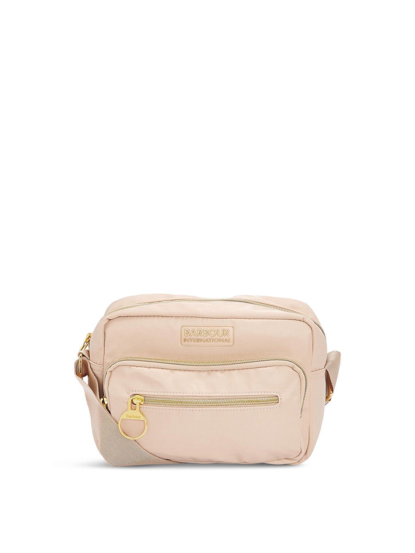 Qualify Nylon Small Crossbody Bag Beige