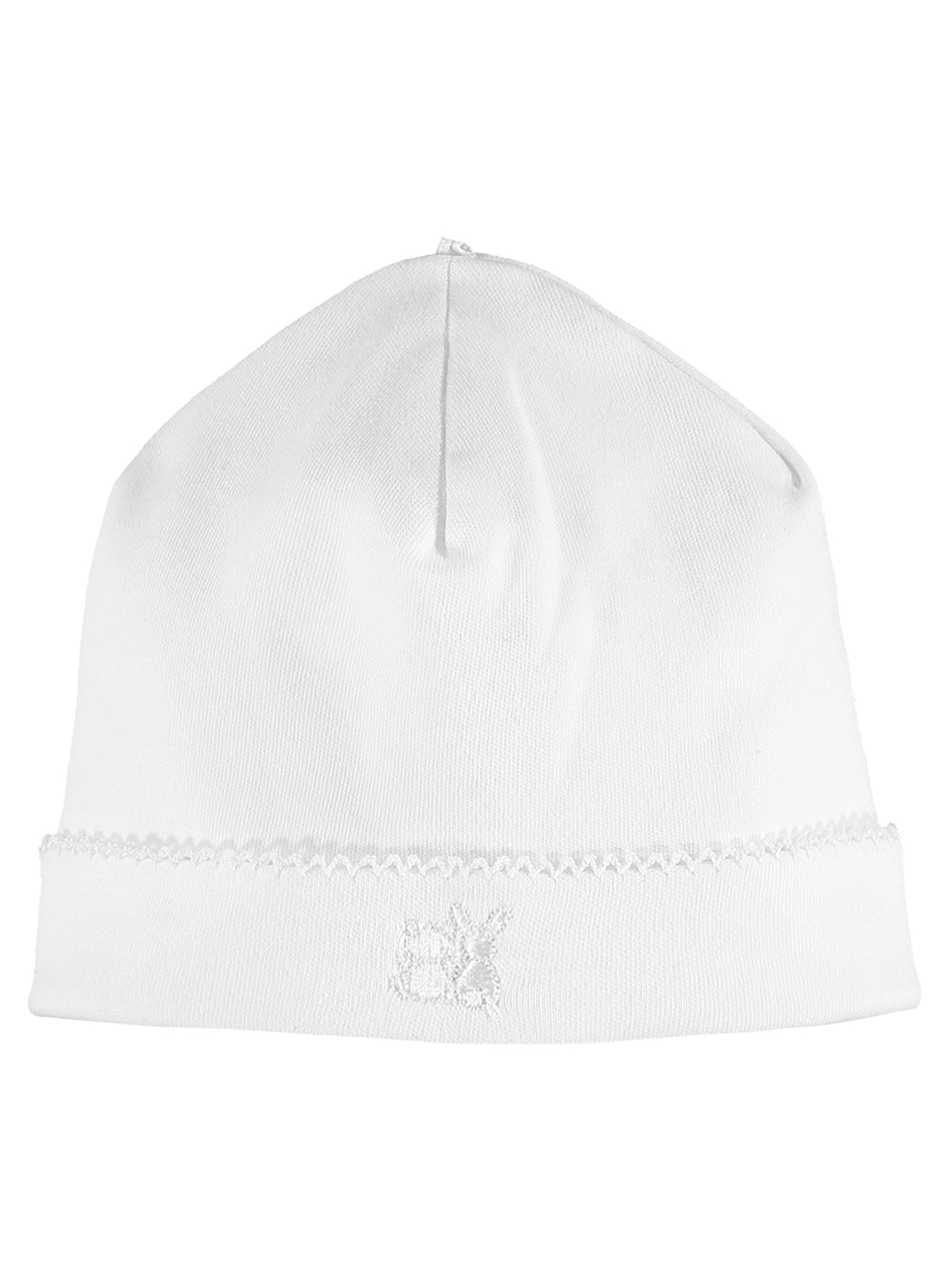 Mallory Interlock AIO with feet Embroidered Yoke and Hat White
