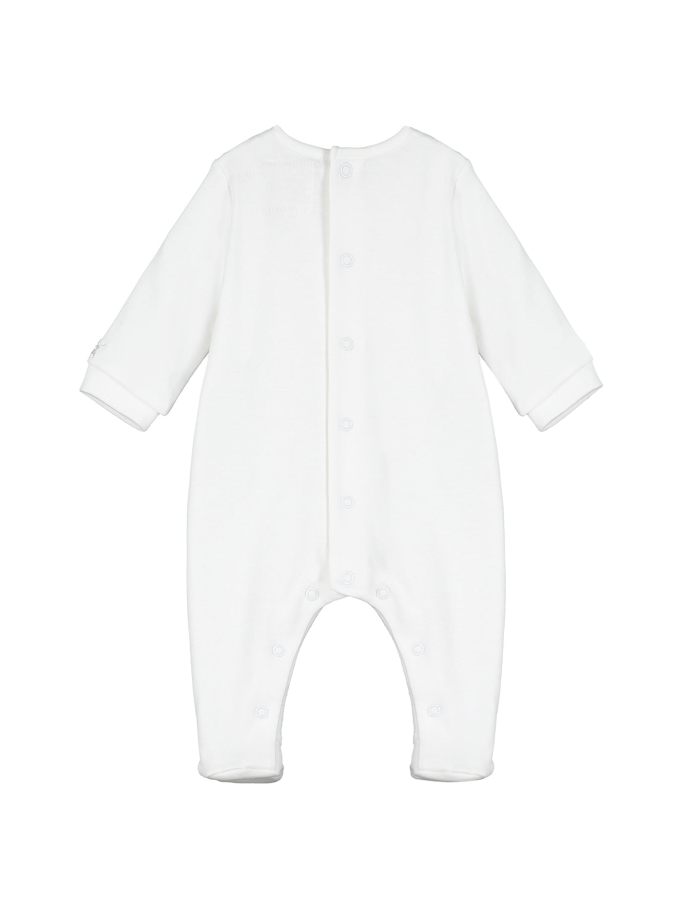 Mallory Interlock AIO with feet Embroidered Yoke and Hat White