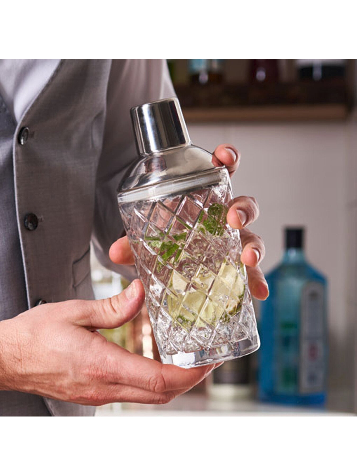 Glass Cocktail Shaker