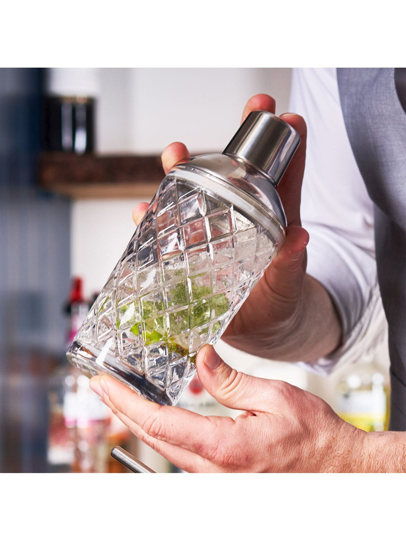 Glass Cocktail Shaker