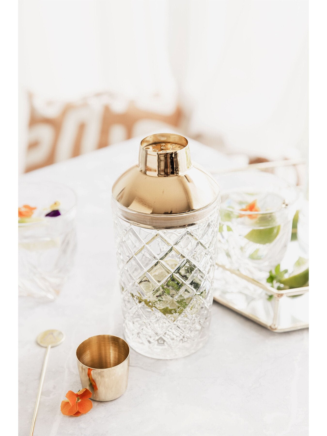 Glass Cocktail Shaker