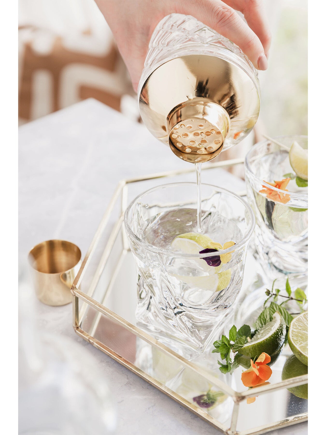 Glass Cocktail Shaker