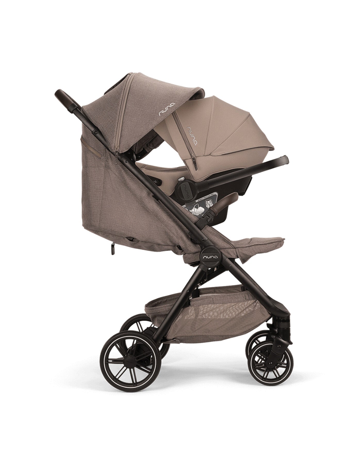 TRVL Compact Stroller with Rain Cover Travel Bag