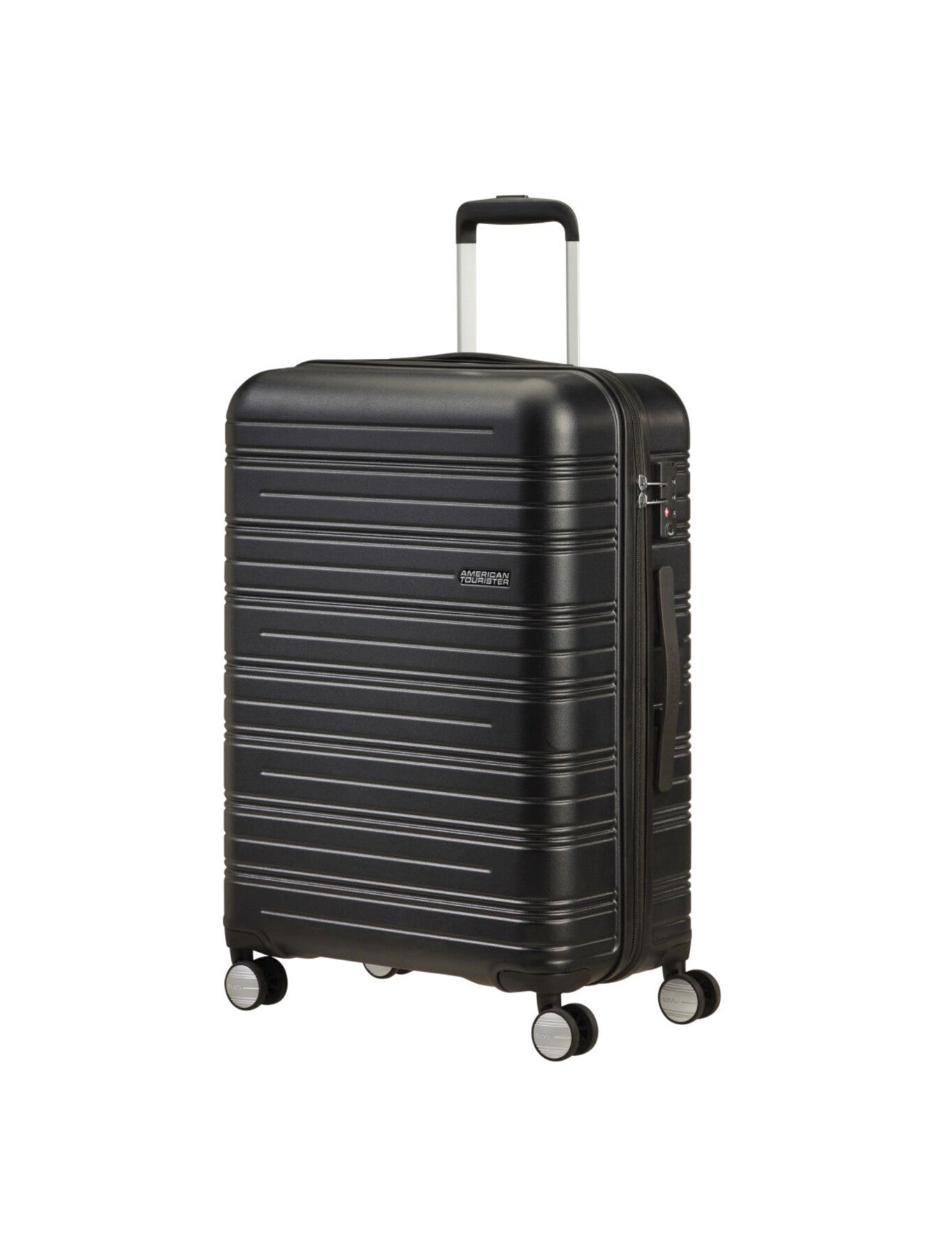 American Tourister High Turn Spinner 67cm Suitcase Matt Black