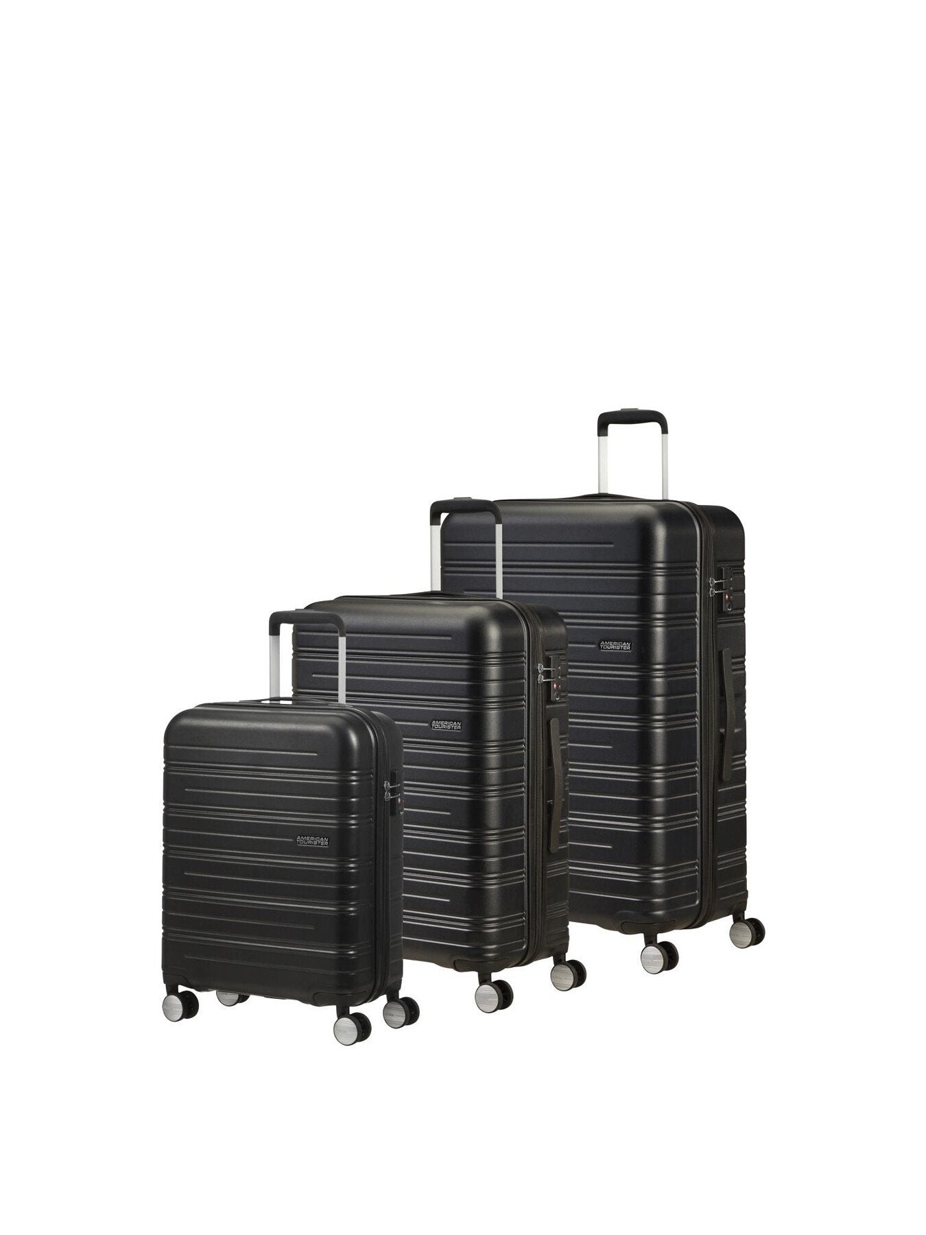 American Tourister High Turn Spinner 67cm Suitcase Matt Black